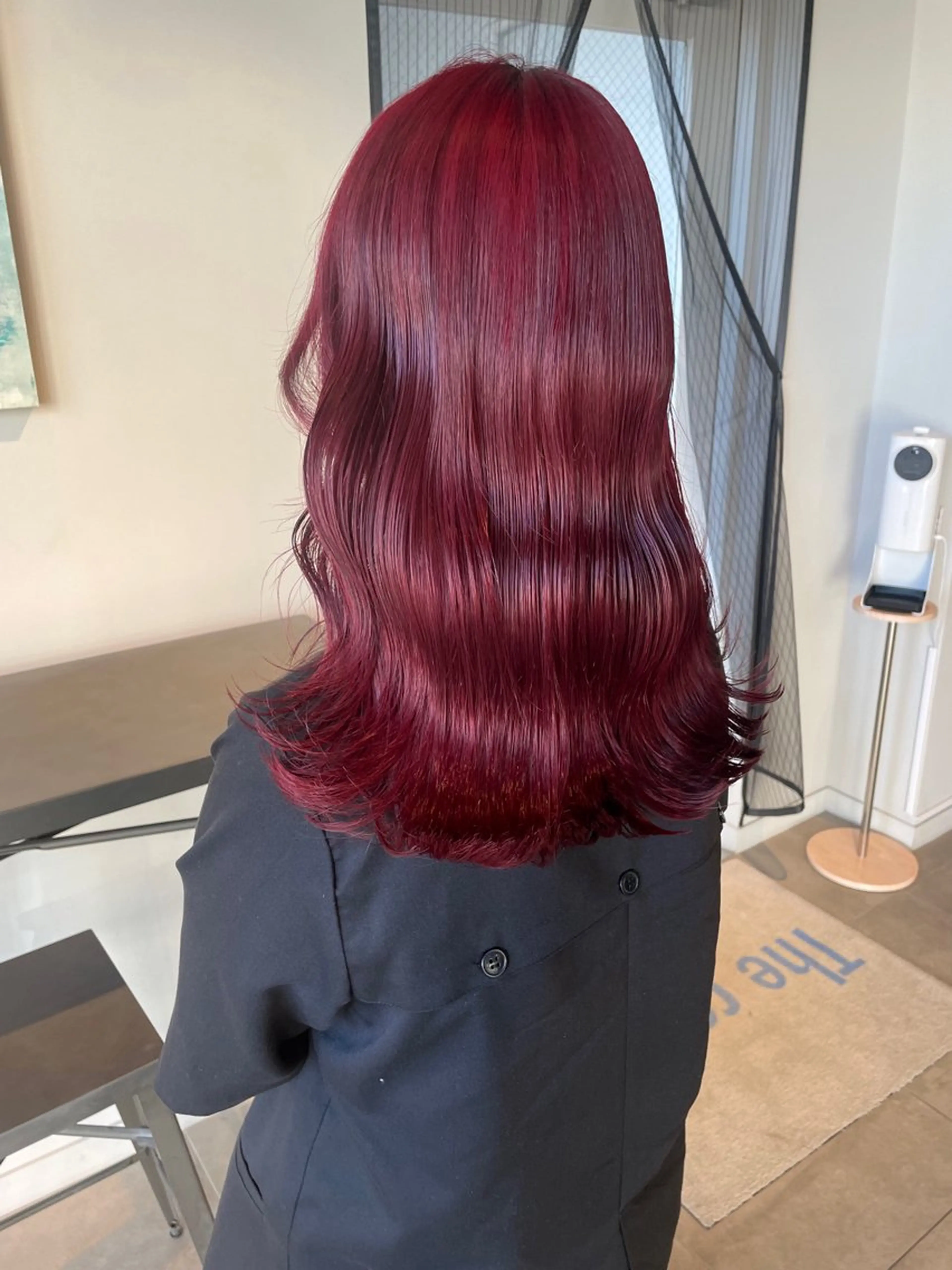セミロング カラー カット ヘアカラー トリートメント レイヤー/髪質改善カ ラ-🤍津田奈々美‎のヘアスタイル
