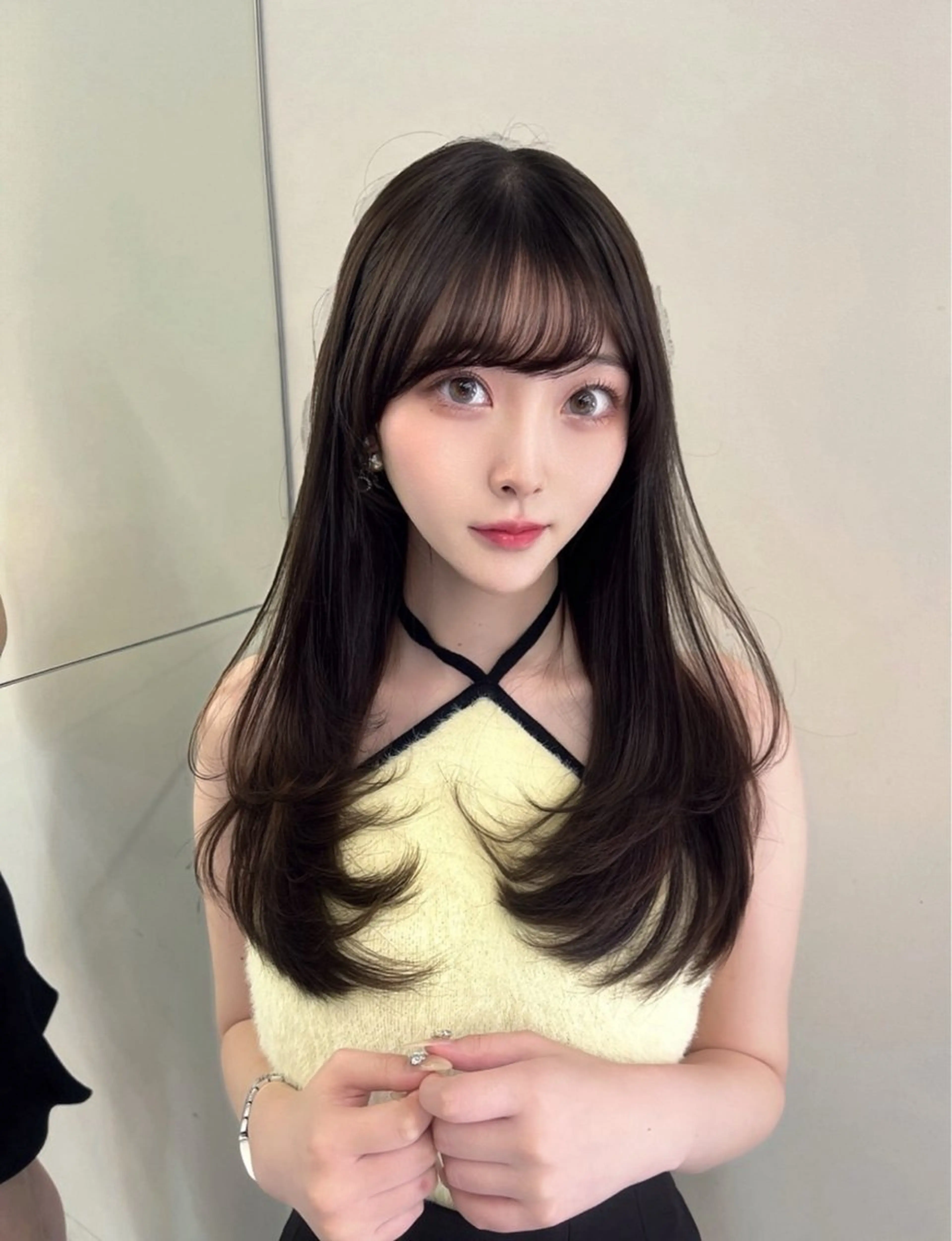 【人気No.1】韓国風カット+透明感カラー+トリートメントの写真