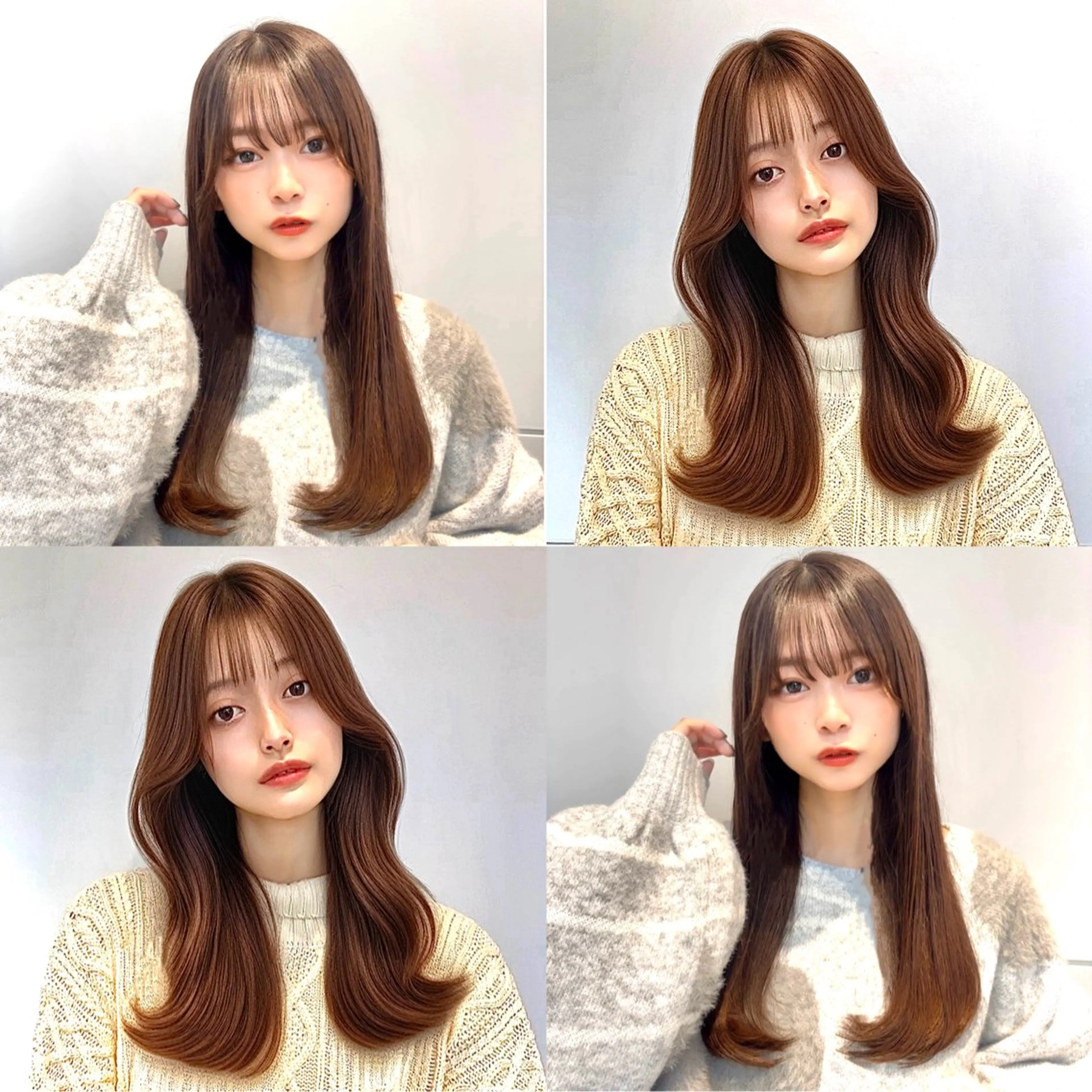 ロング カラー パーマ カット トリートメント 🍀最上級の美髪👑 髪質改善🍀英司のヘアスタイル