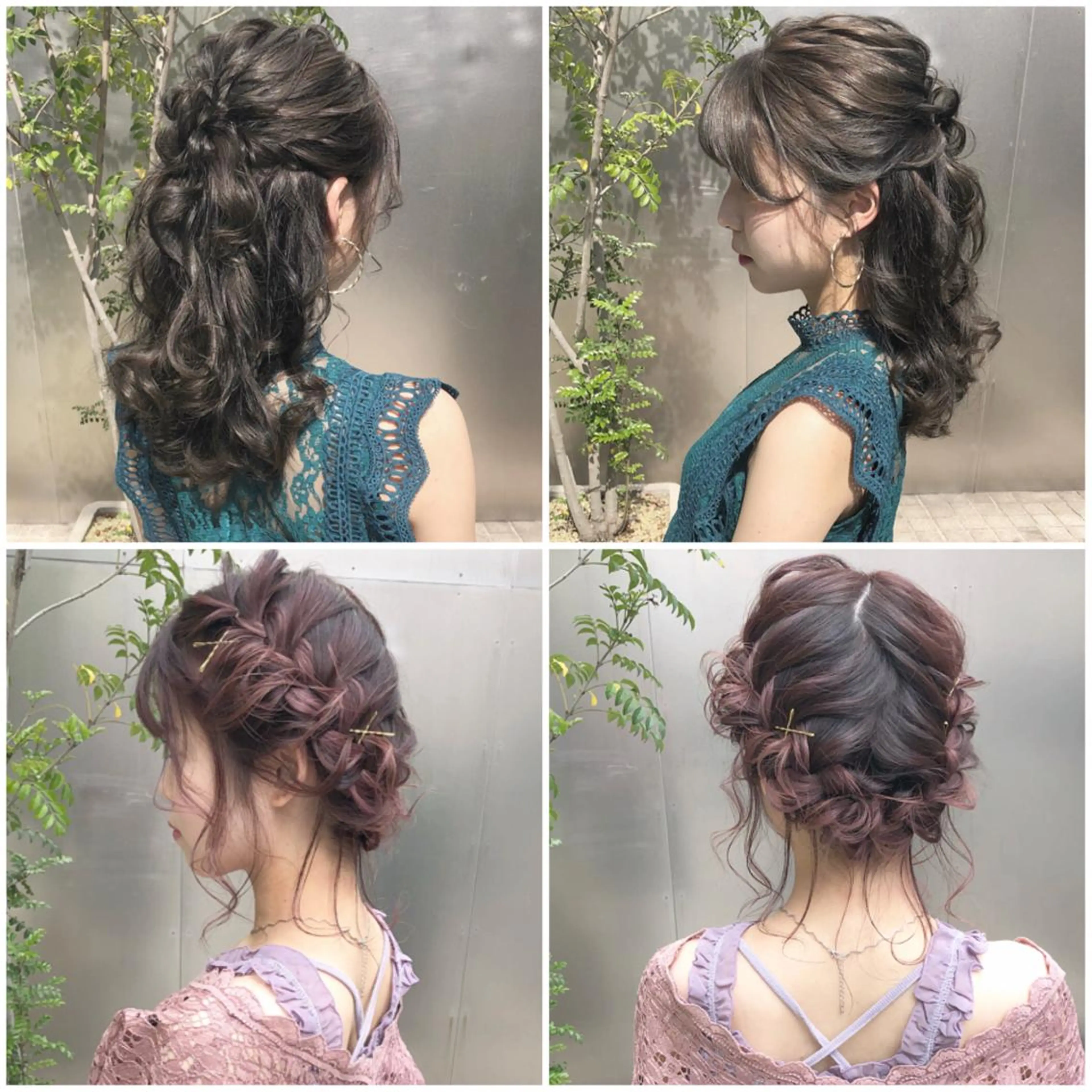 セミロング カラー ヘアアレンジ ピンクカラー autre所属・大久保 ひでなりのヘアスタイル