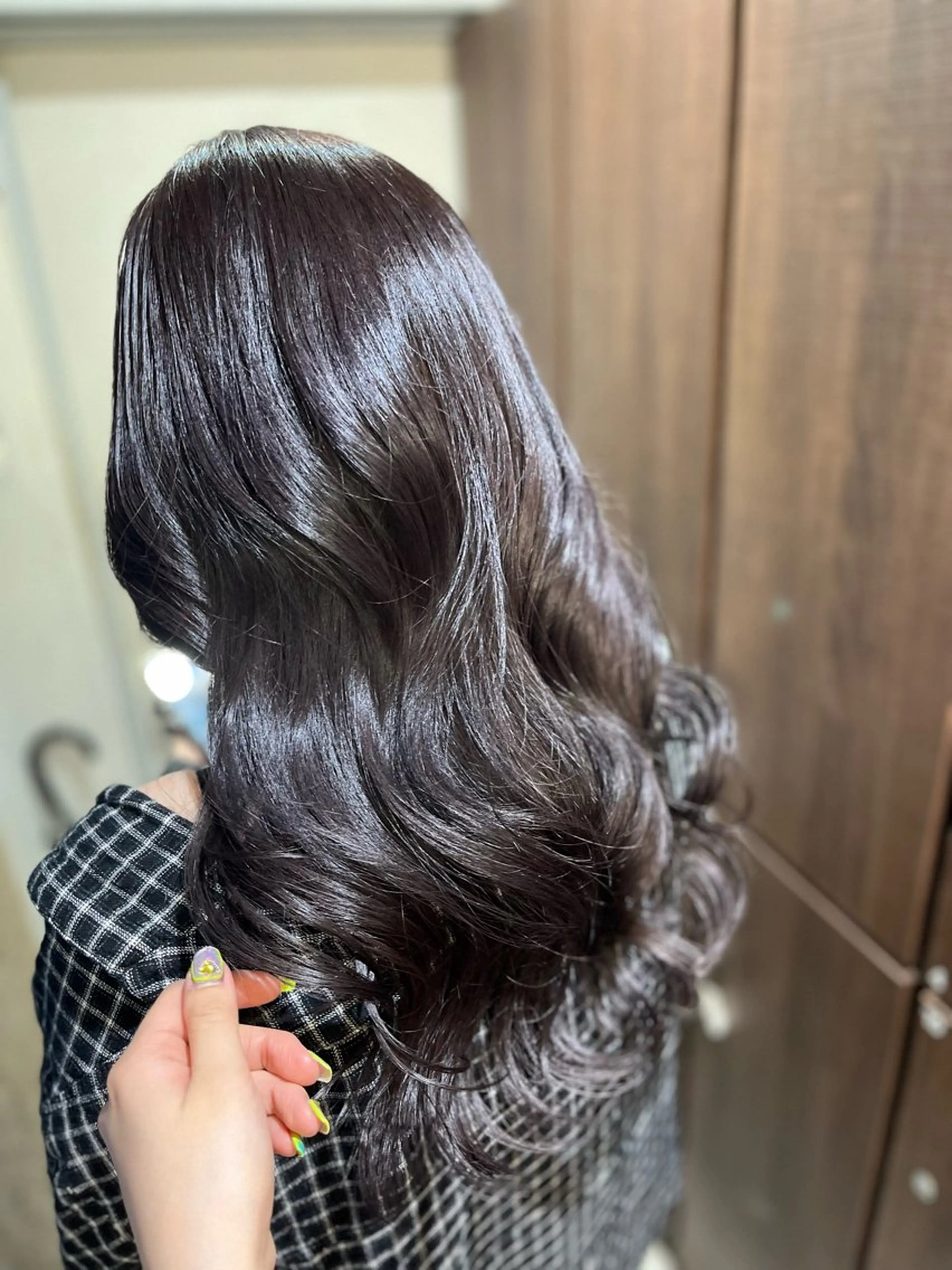 ロング カラー カット ヘアカラー トリートメント 🖤 tsubura🖤のヘアスタイル