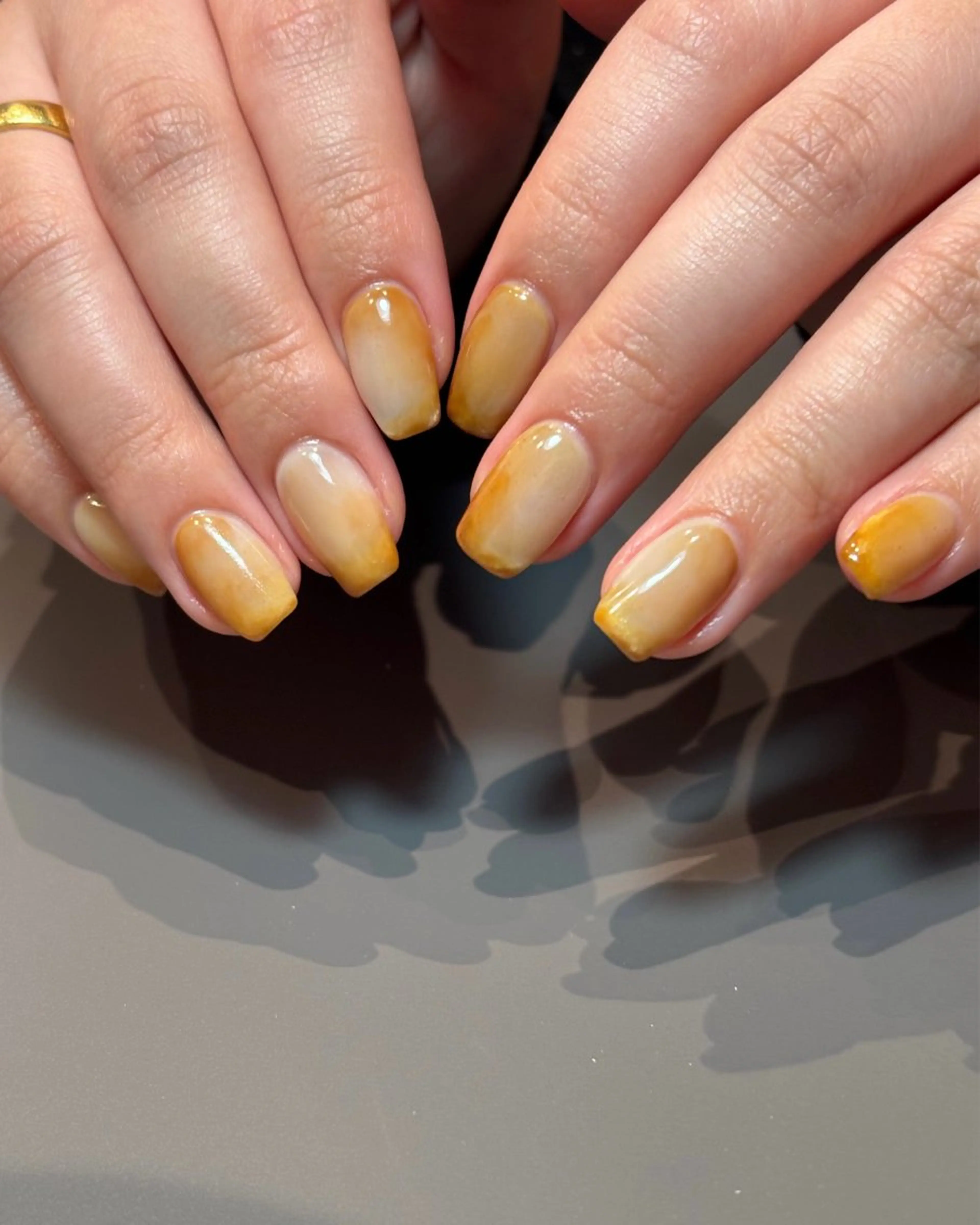 ネイル マグネットネイル 持ち込み 冬ネイル ハンドネイル Helianthe所属・NAILARTIST MIKAのネイルデザイン