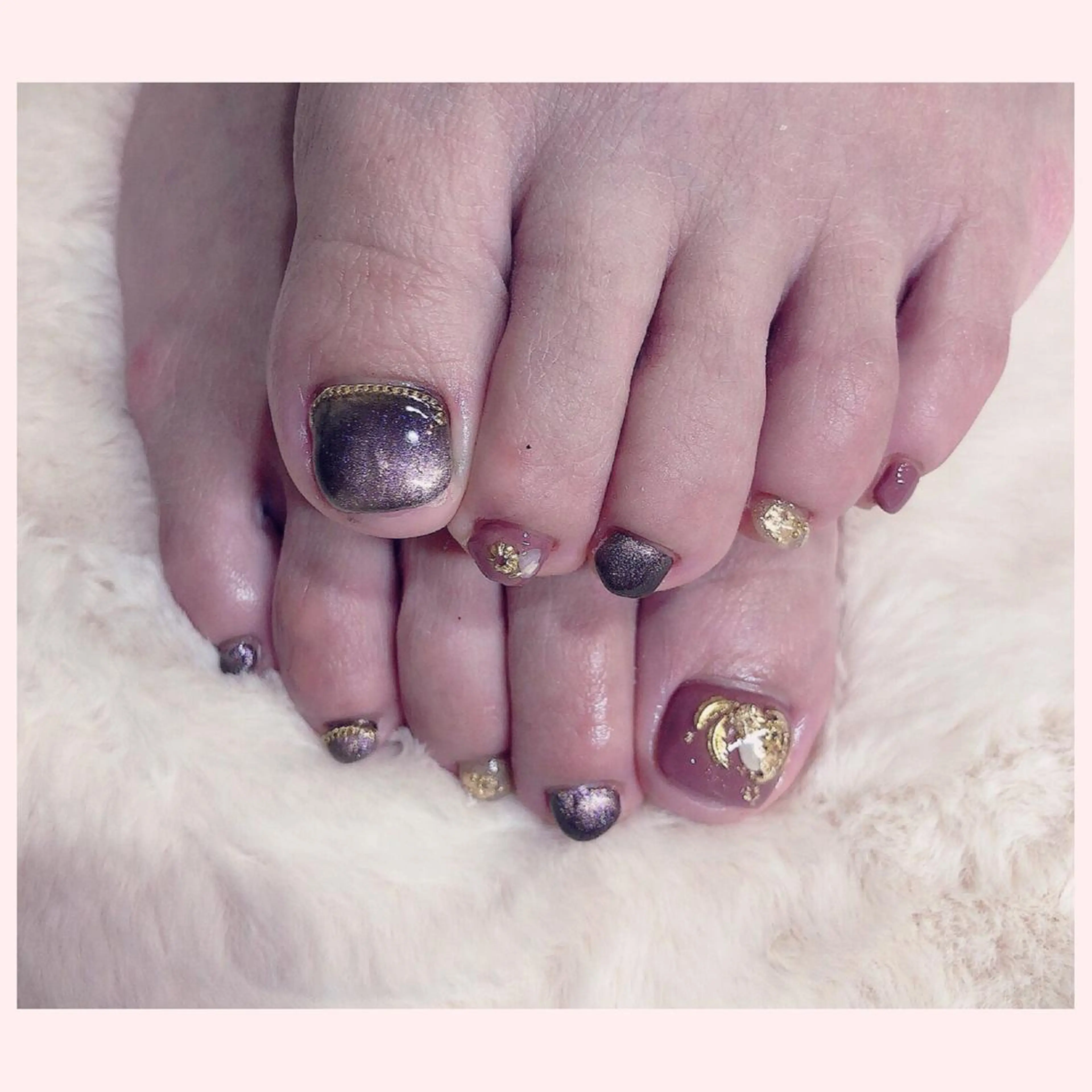 ネイル マグネットネイル YAS 青柳 安代のネイルデザイン