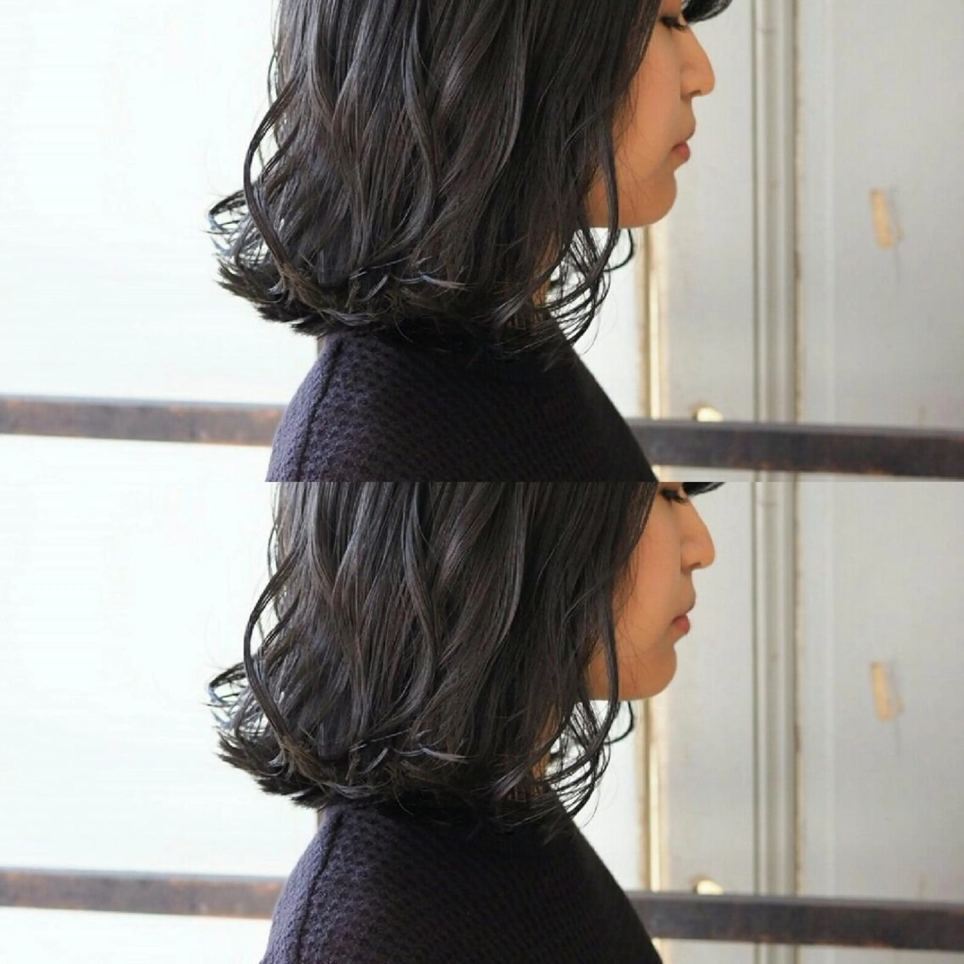 ミディアム カラー ブルーカラー ブルージュ RITA Hairs所属・Kawamoto Shinyaのヘアスタイル