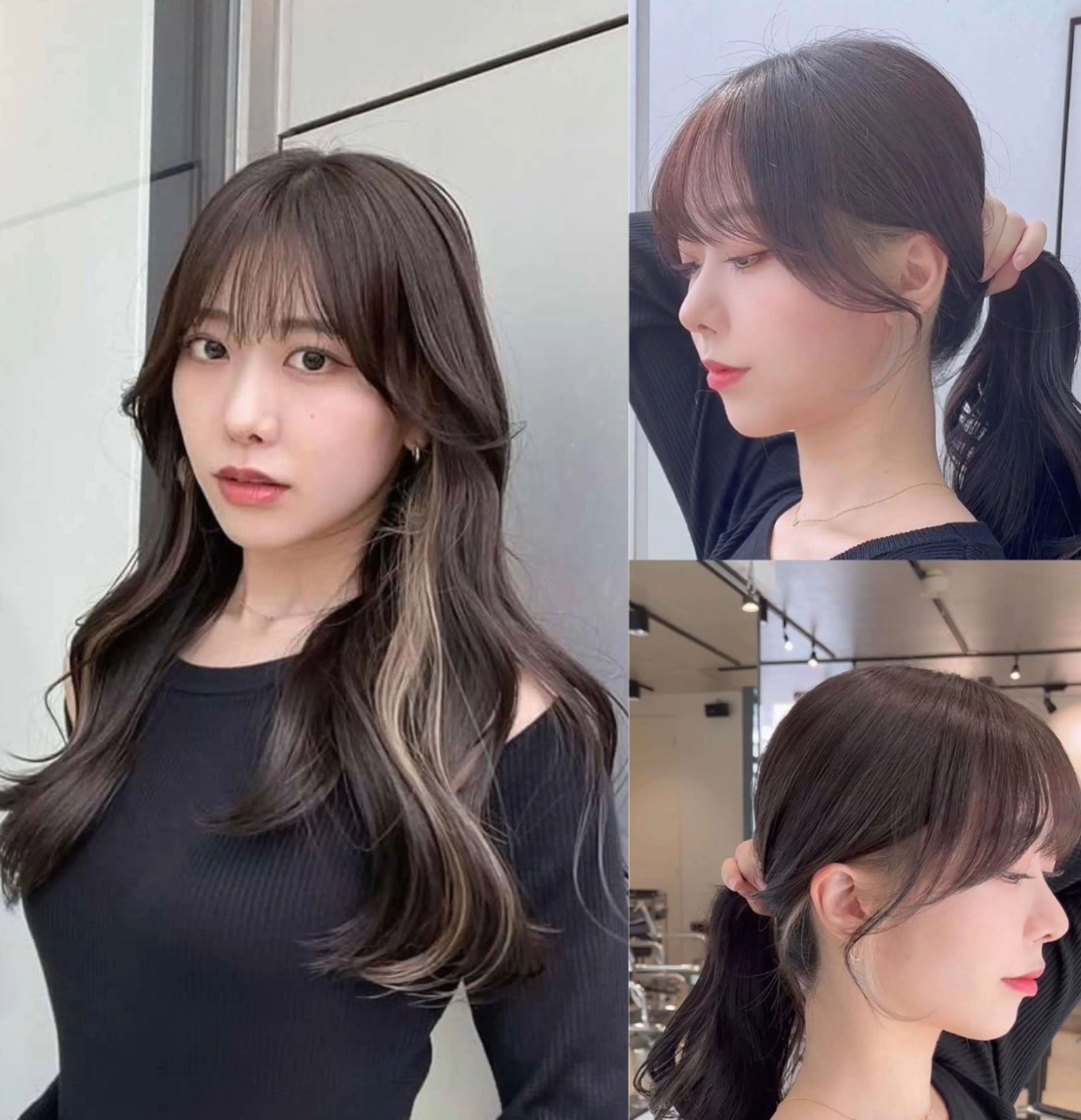 ミディアム カラー カット ヘアカラー トリートメント 🌫️大人韓国ヘア 🌫️naoyaのヘアスタイル