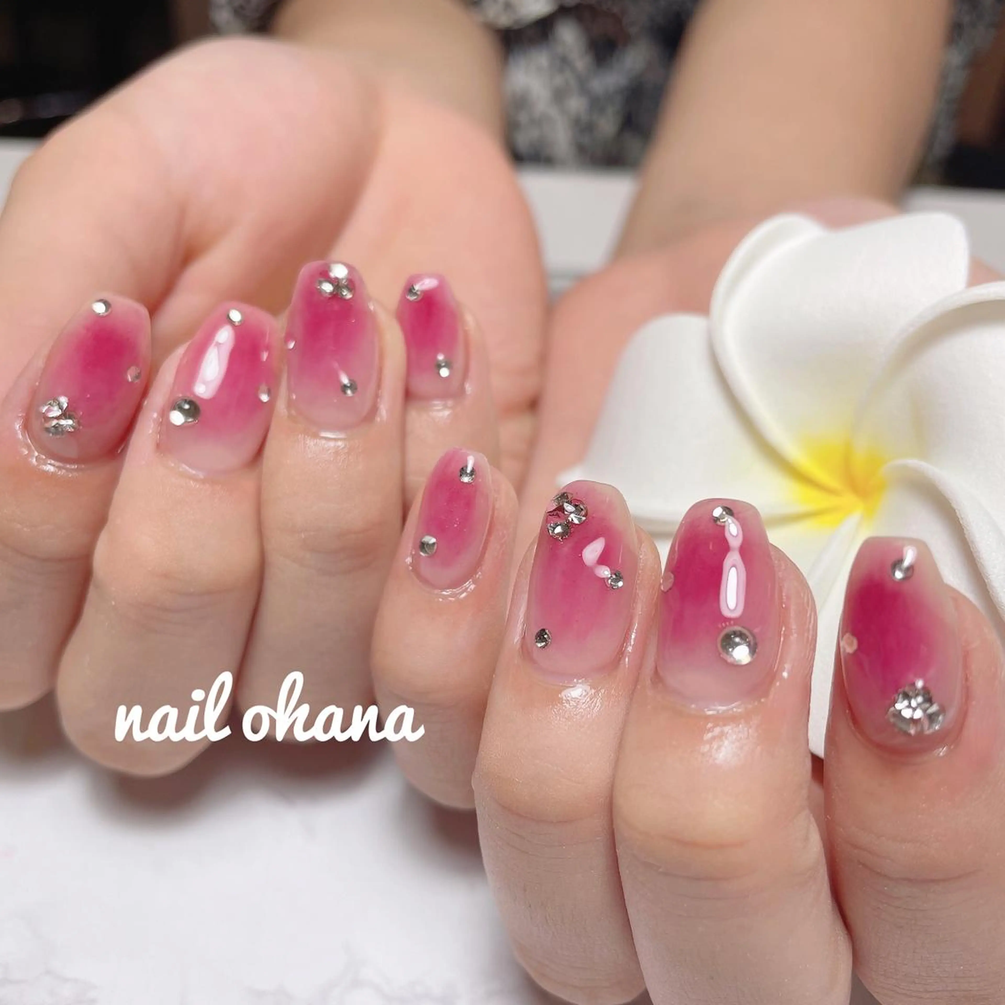 ネイル チークネイル ジェルネイル 持ち込み ワンホンネイル 那覇🏝️台湾人 ネイリストSHIUのネイルデザイン