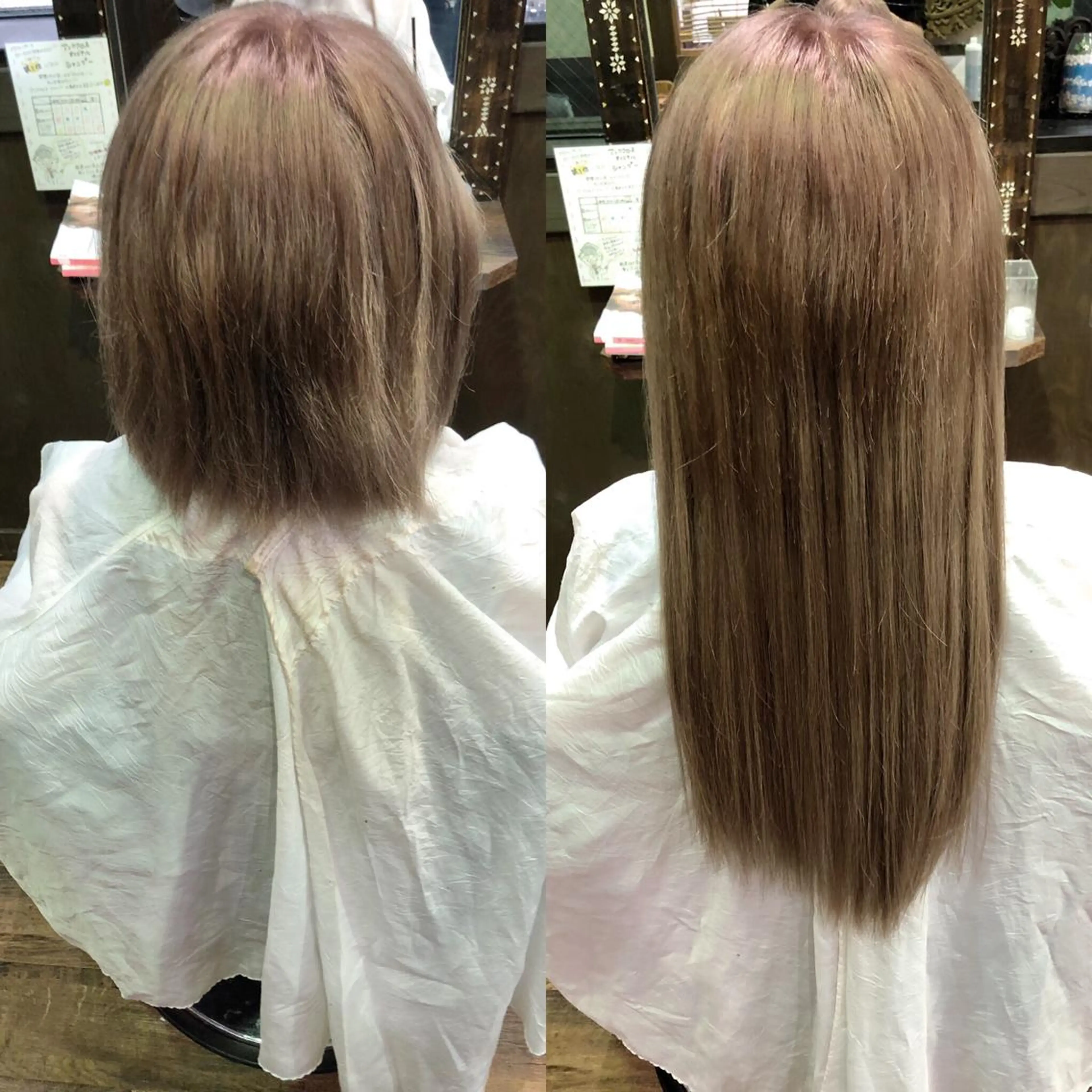 ロング カラー エクステ ヘアカラー エクステ FERNA池袋所属・マンツーマン施術✂︎ 金田尚久🎨のヘアスタイル