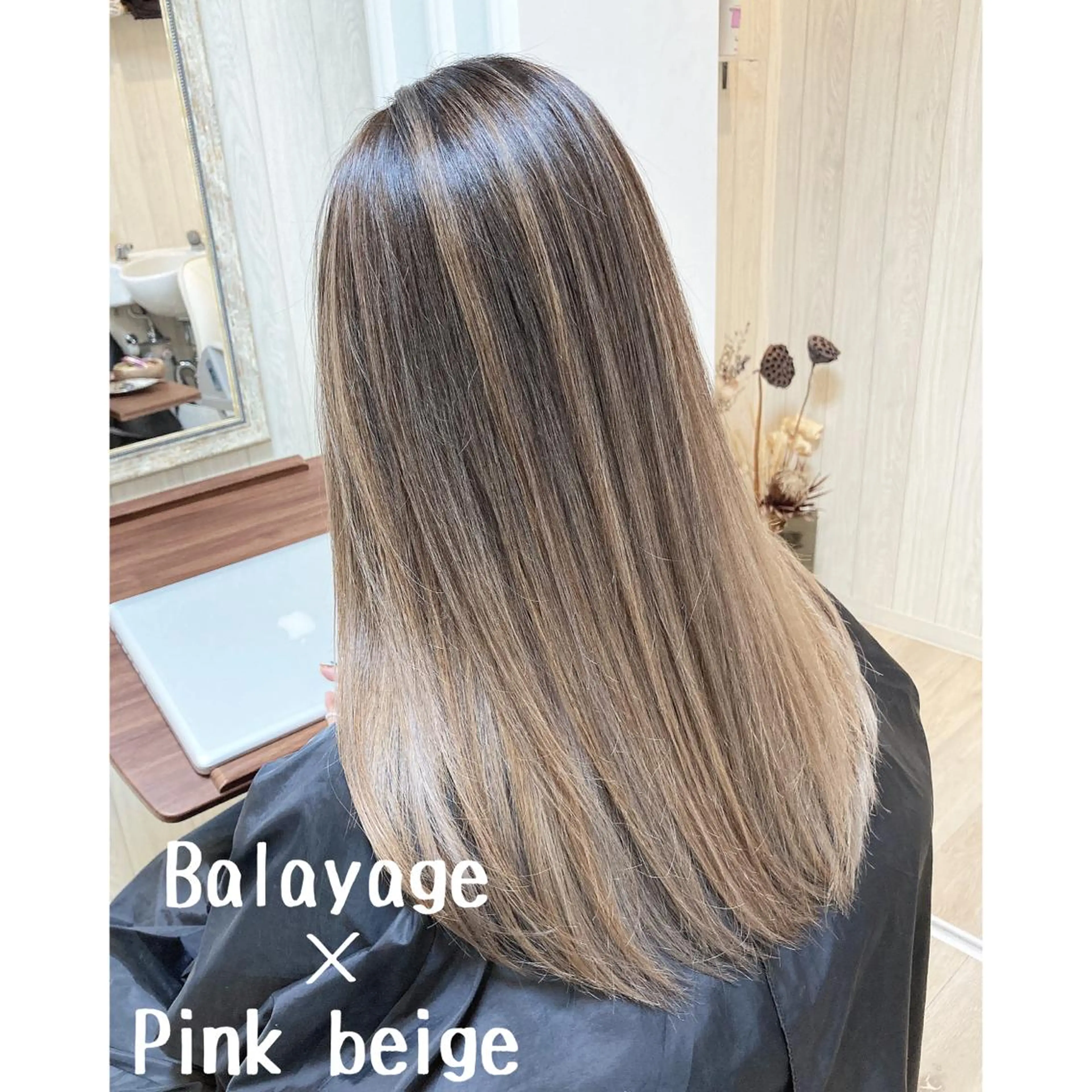 セミロング カラー MERCI所属・マツモト コウダイのヘアスタイル