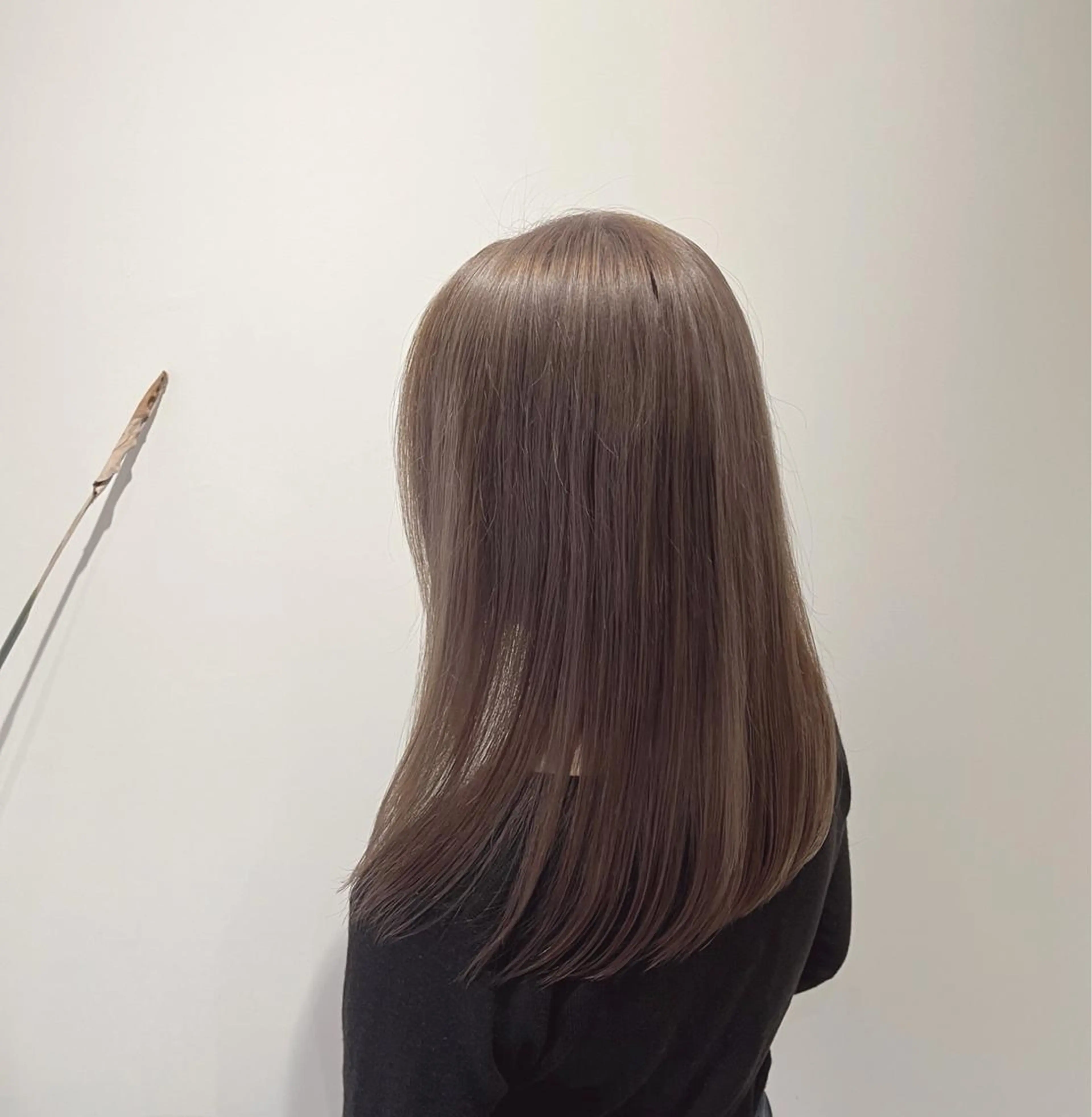 セミロング ヘアカラー 🧡ミルクティー/ レイヤー🧡ショウナのヘアスタイル