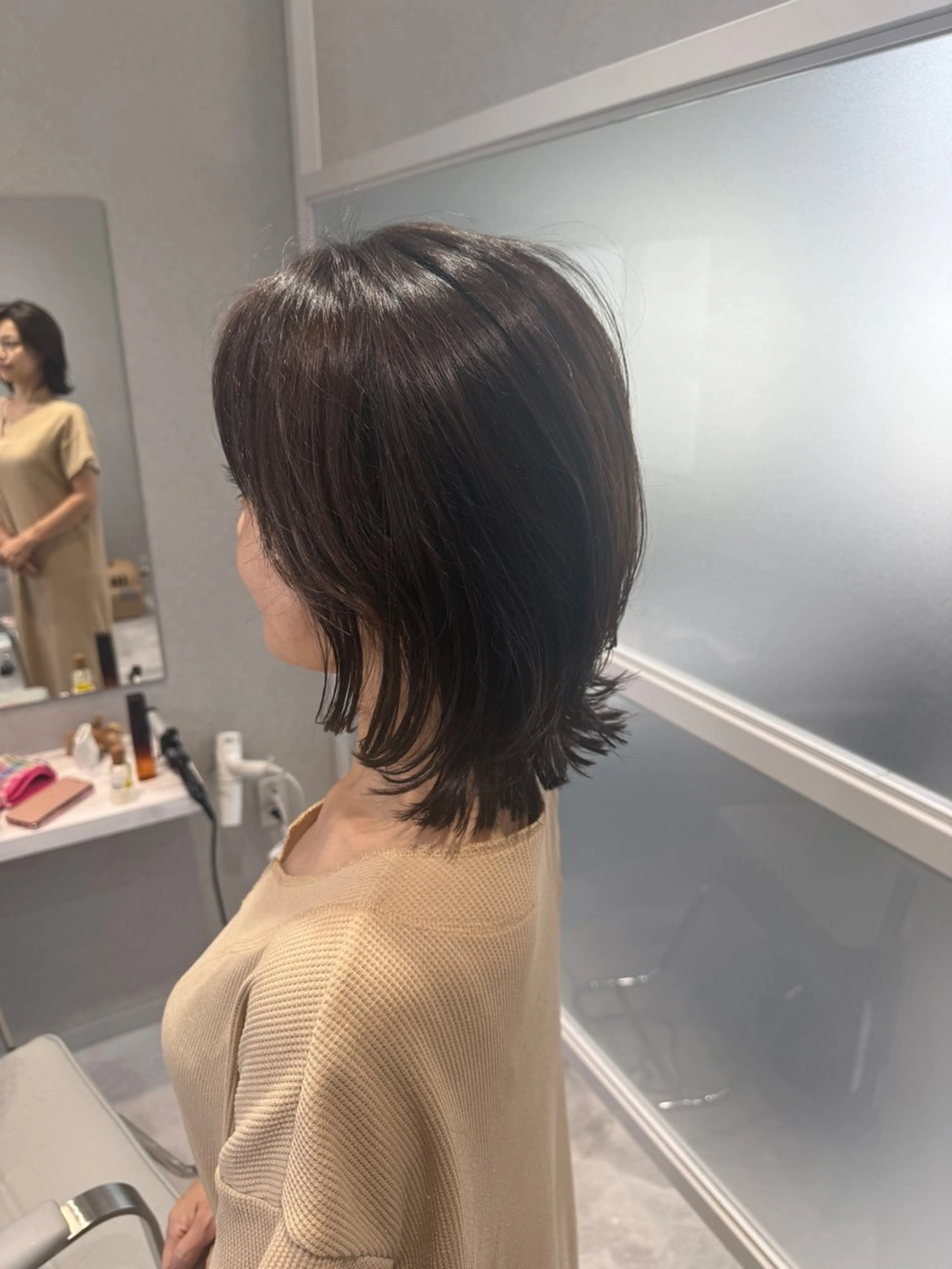 ミディアム カット ヘアカラー 5 Noble ct .町田駅1分🆕のヘアスタイル