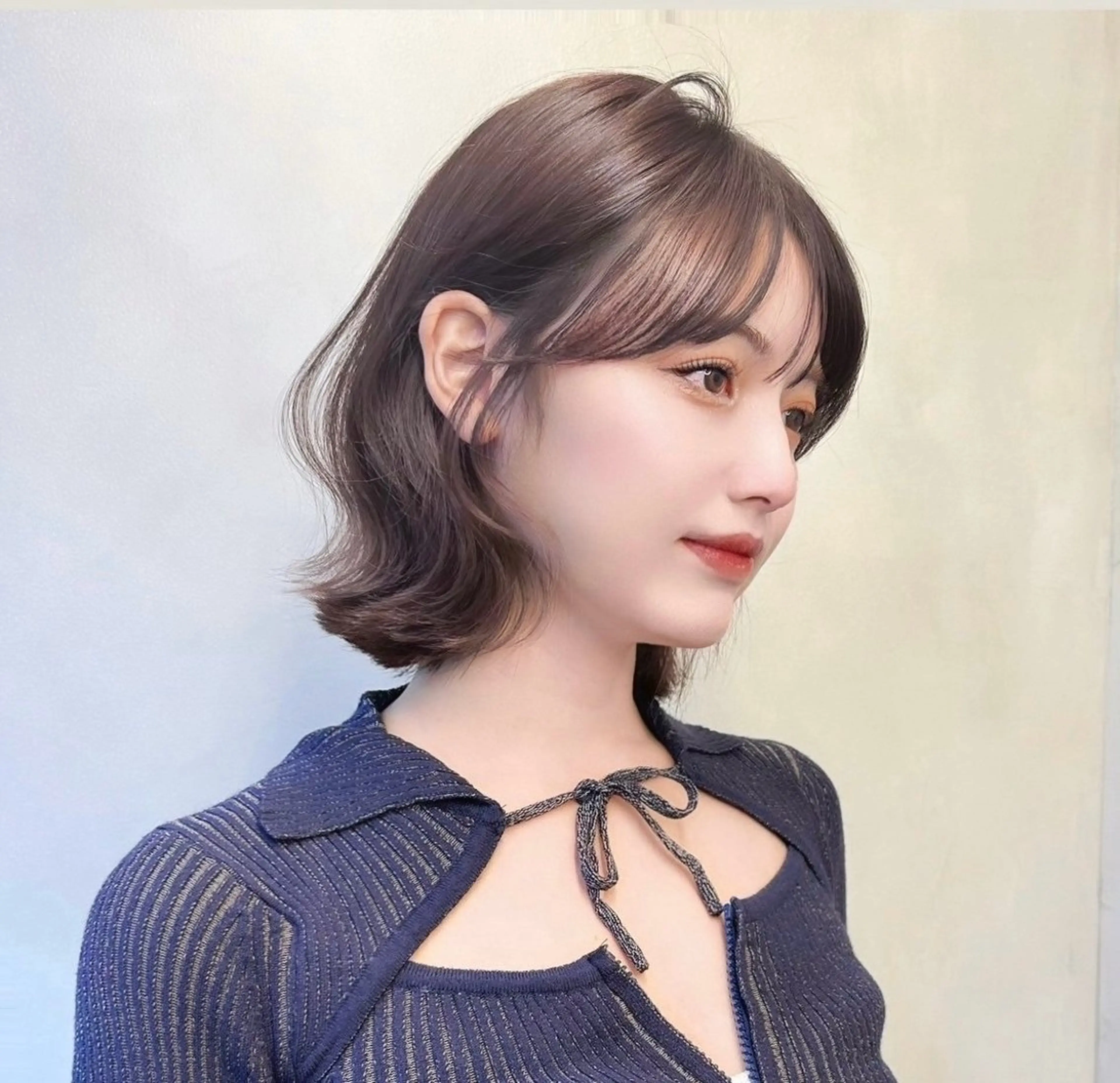 ショート ボブ 韓国風ヘア 大和田拓夢 /縮毛矯正/艶髪ボブのヘアスタイル