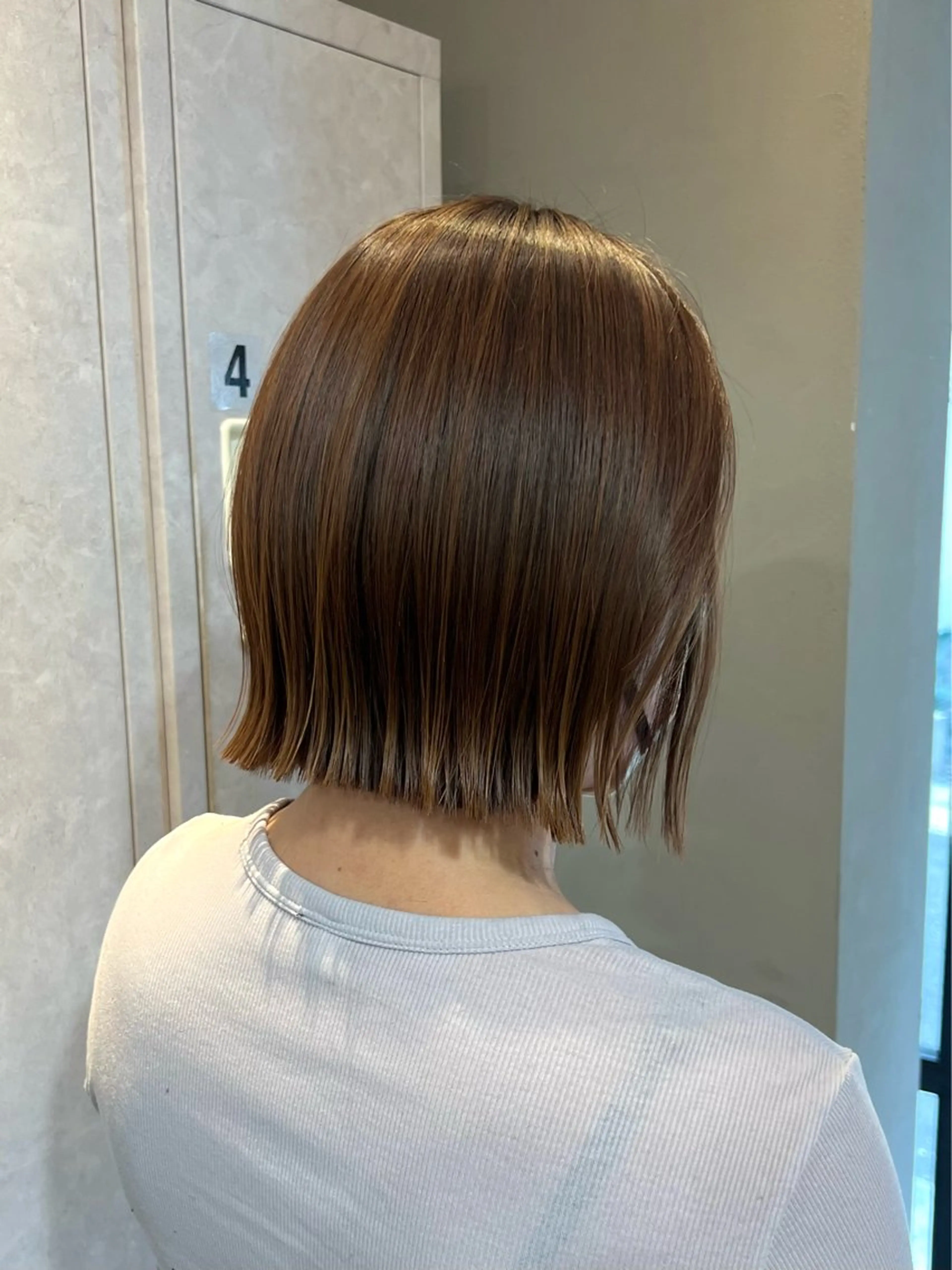 ショート ボブ 髪質改善 カット ヘアカラー トリートメント 神戸ボブ✂️ ioe三宮/田 伸佳のヘアスタイル