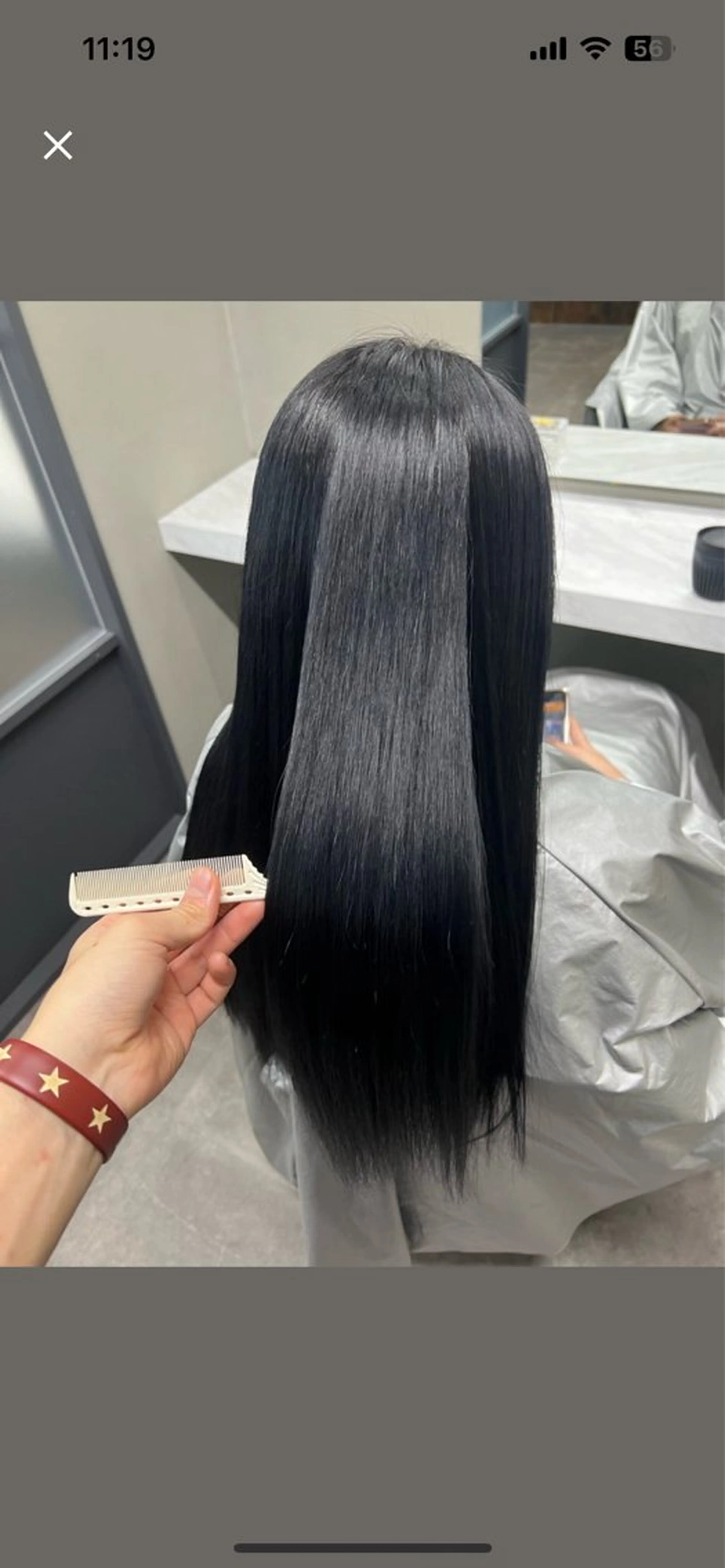 【透明感抜群】アディクシー✨️イルミナ✨️スロウツヤ透明感カラー＋髪補修トリートメントの写真
