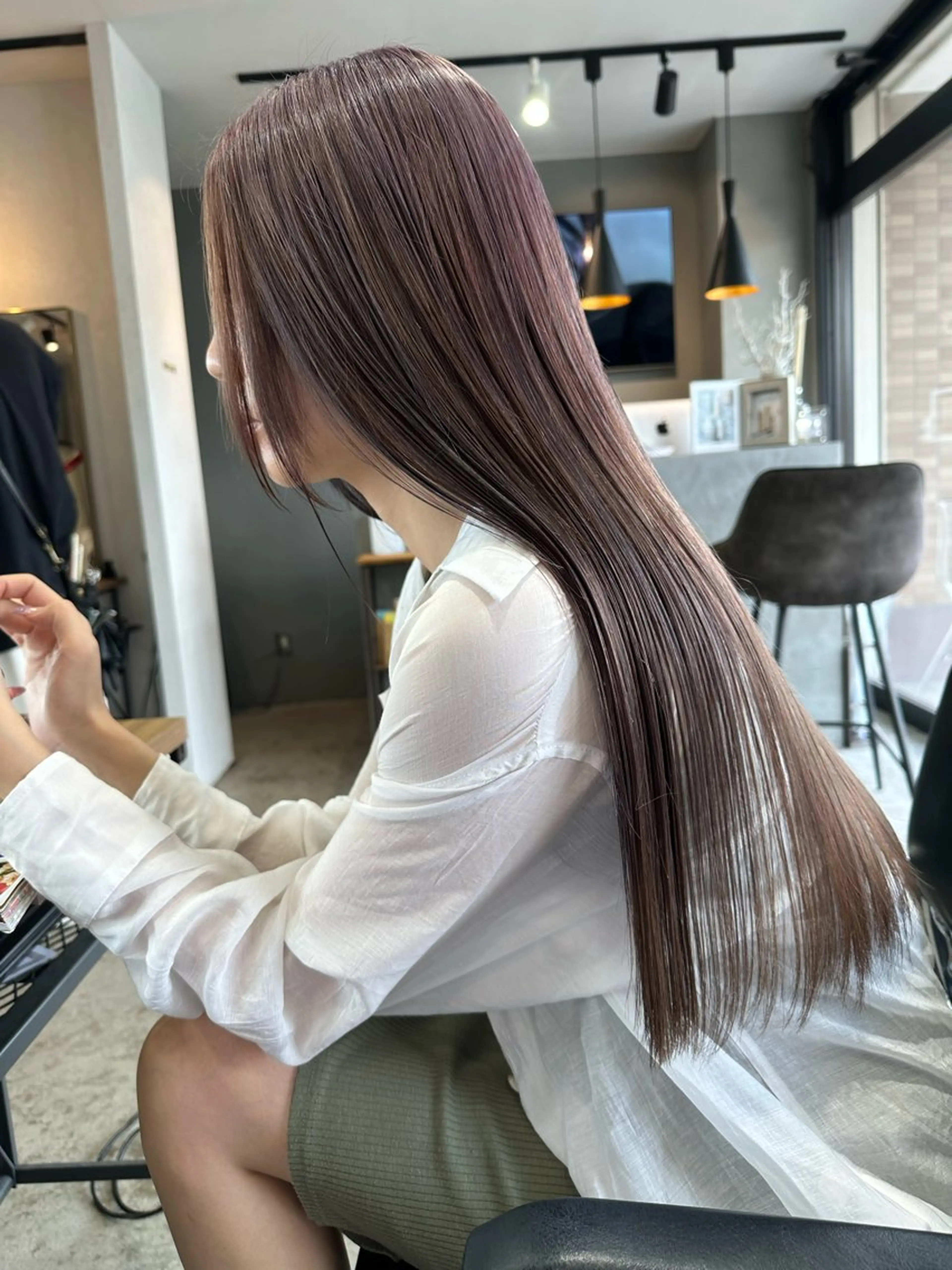ロング カラー カット ヘアカラー トリートメント 🍀石川尚之🍀 HELIMのヘアスタイル