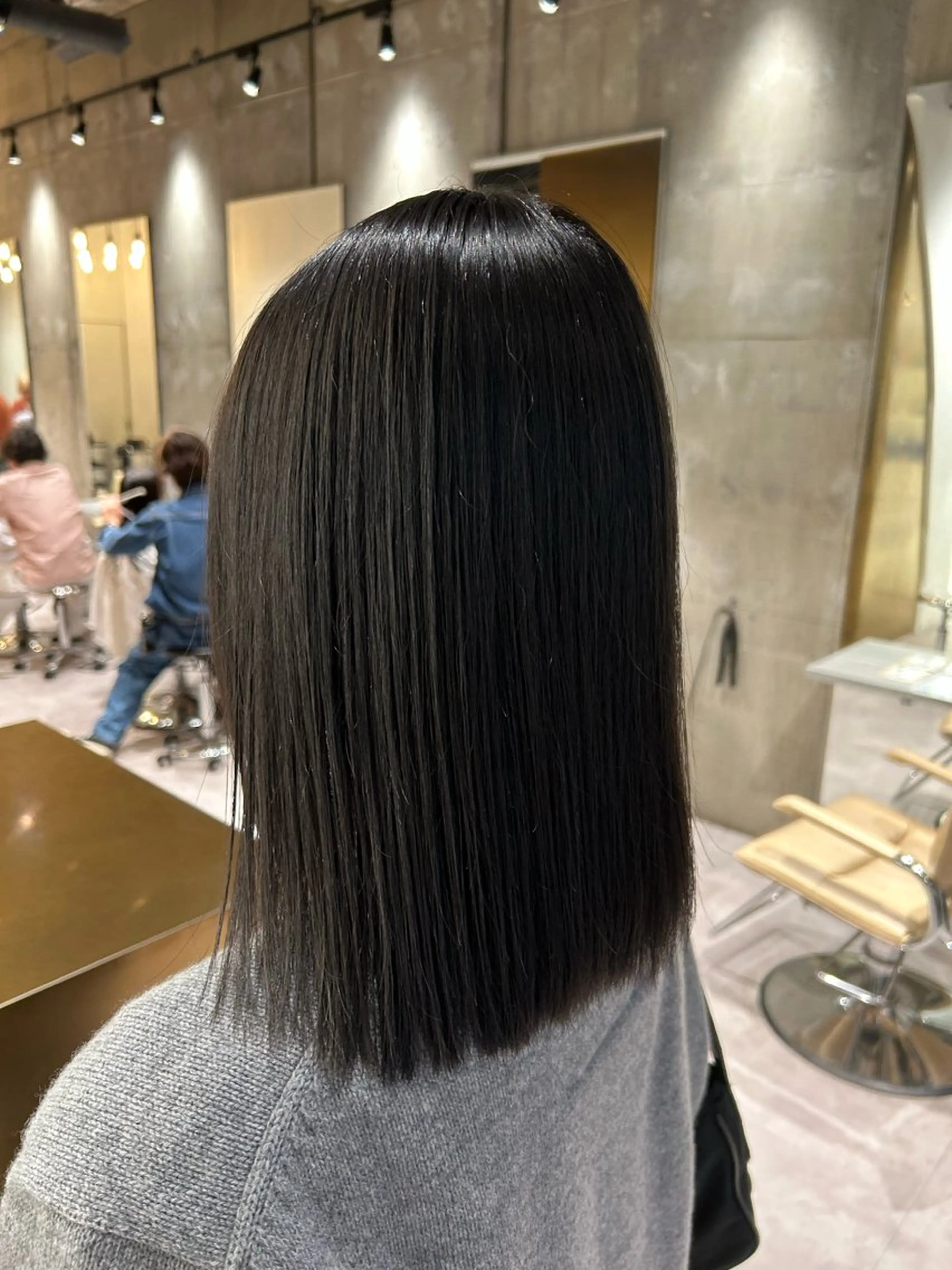 カラー アッシュ アッシュブラック 黒髪 カット 無料ショートモデル 募集✔️SEIYAのヘアスタイル