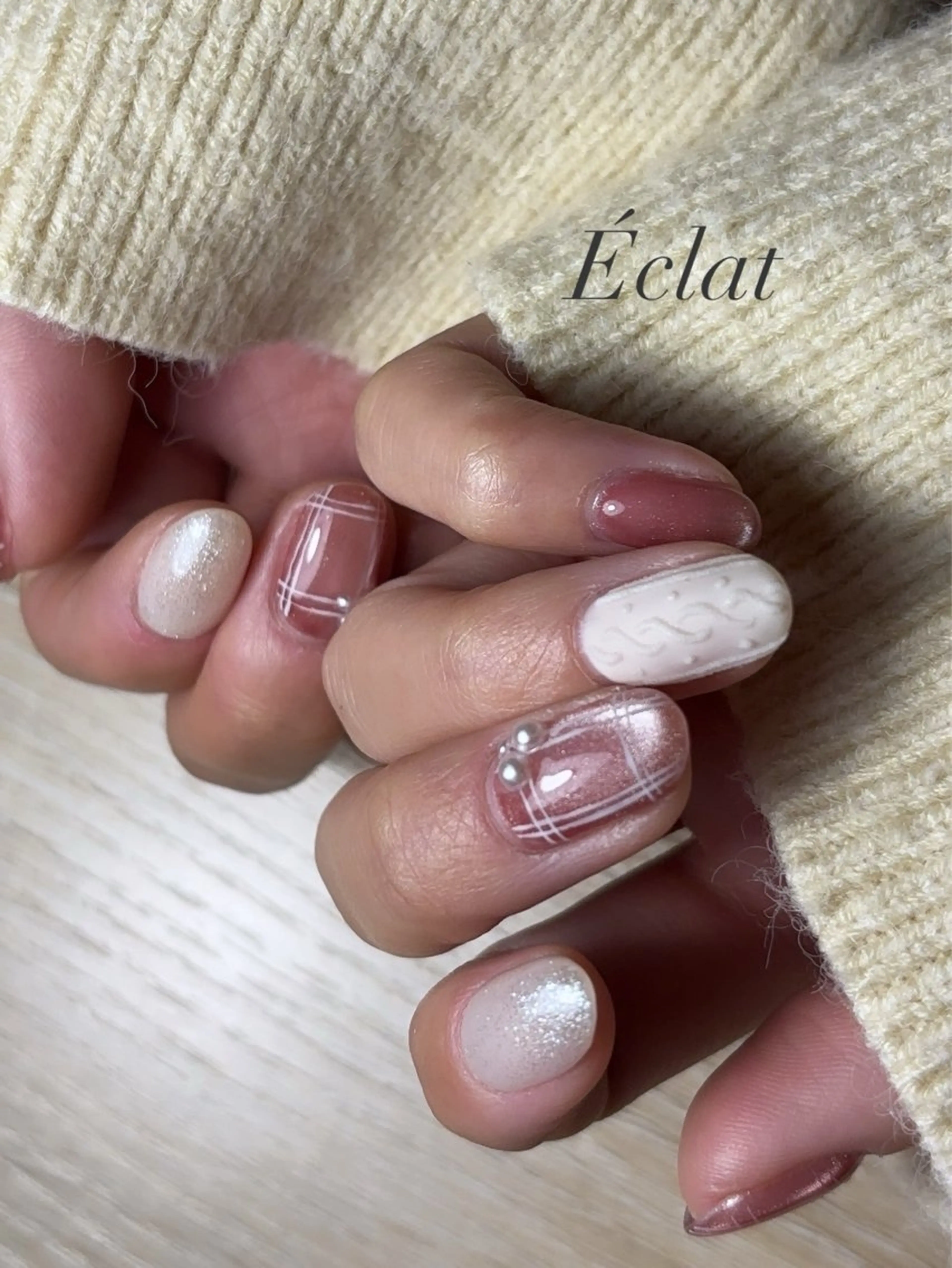 ネイル ハンドネイル nail salon Éclatのネイルデザイン