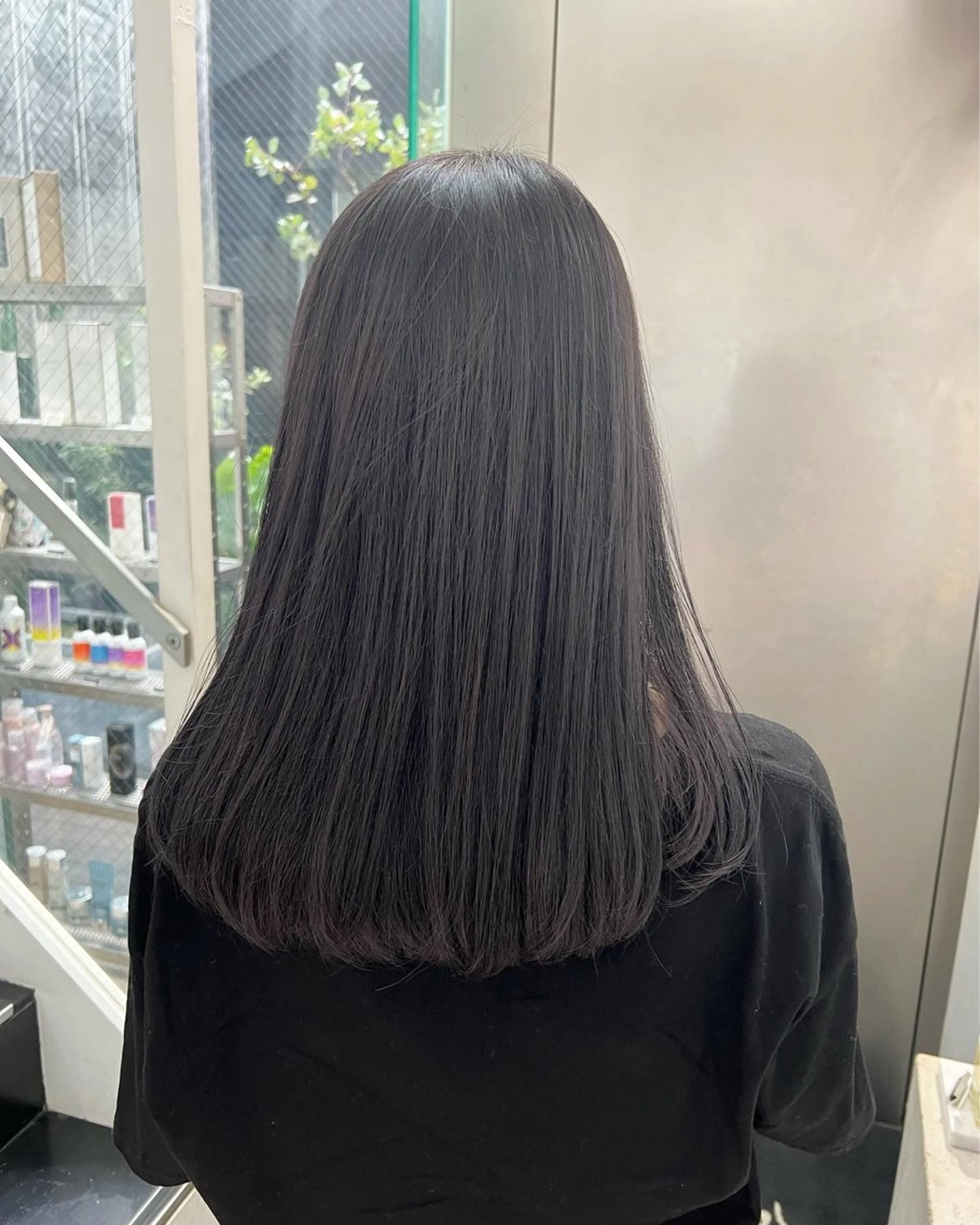 カラー アッシュ アッシュグレー ブリーチ カット ヘアカラー トリートメント インナーカラー/天神 ブリーチ/吉田のヘアスタイル