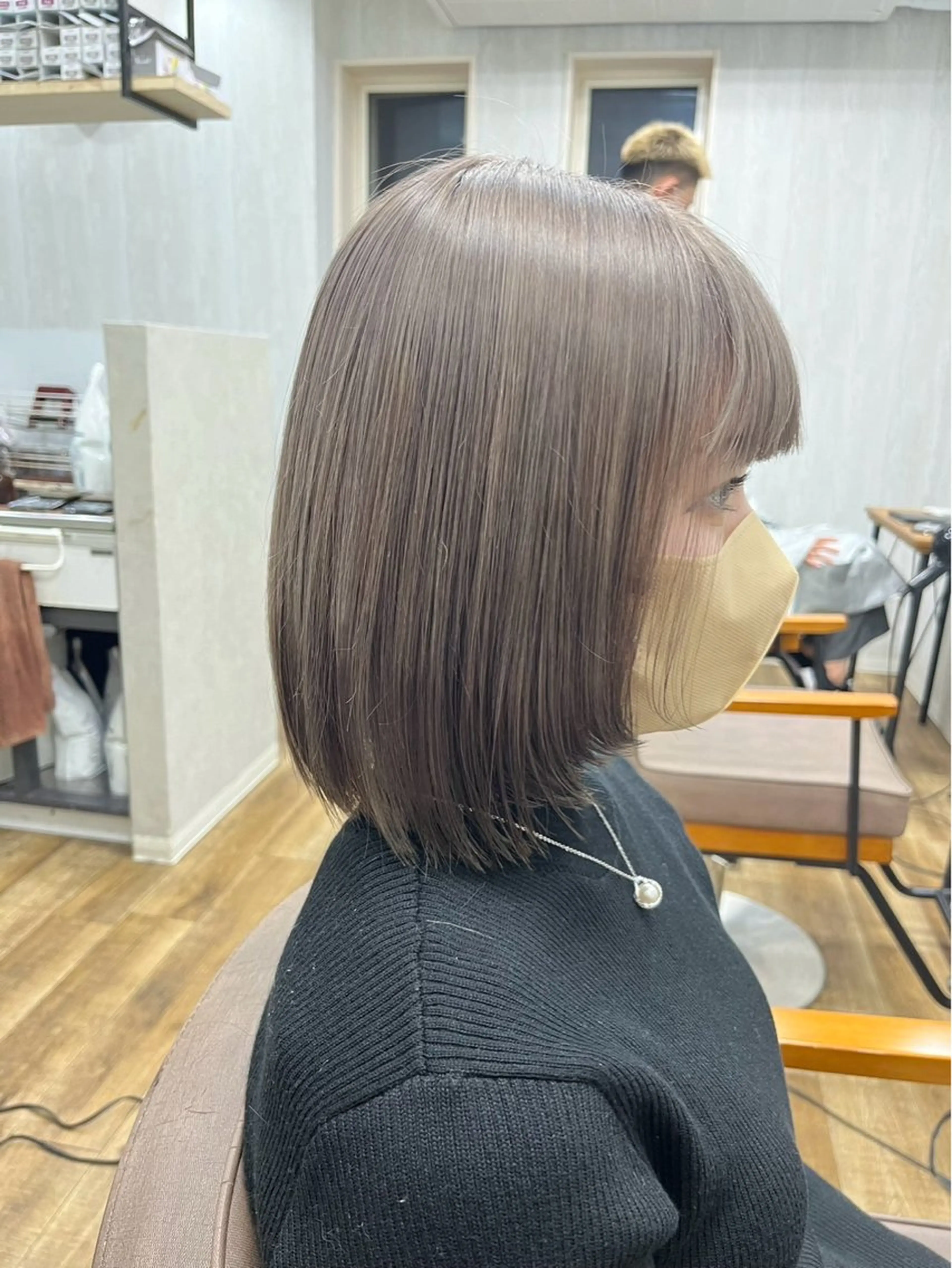 ミディアム 斉藤 琉空のヘアスタイル