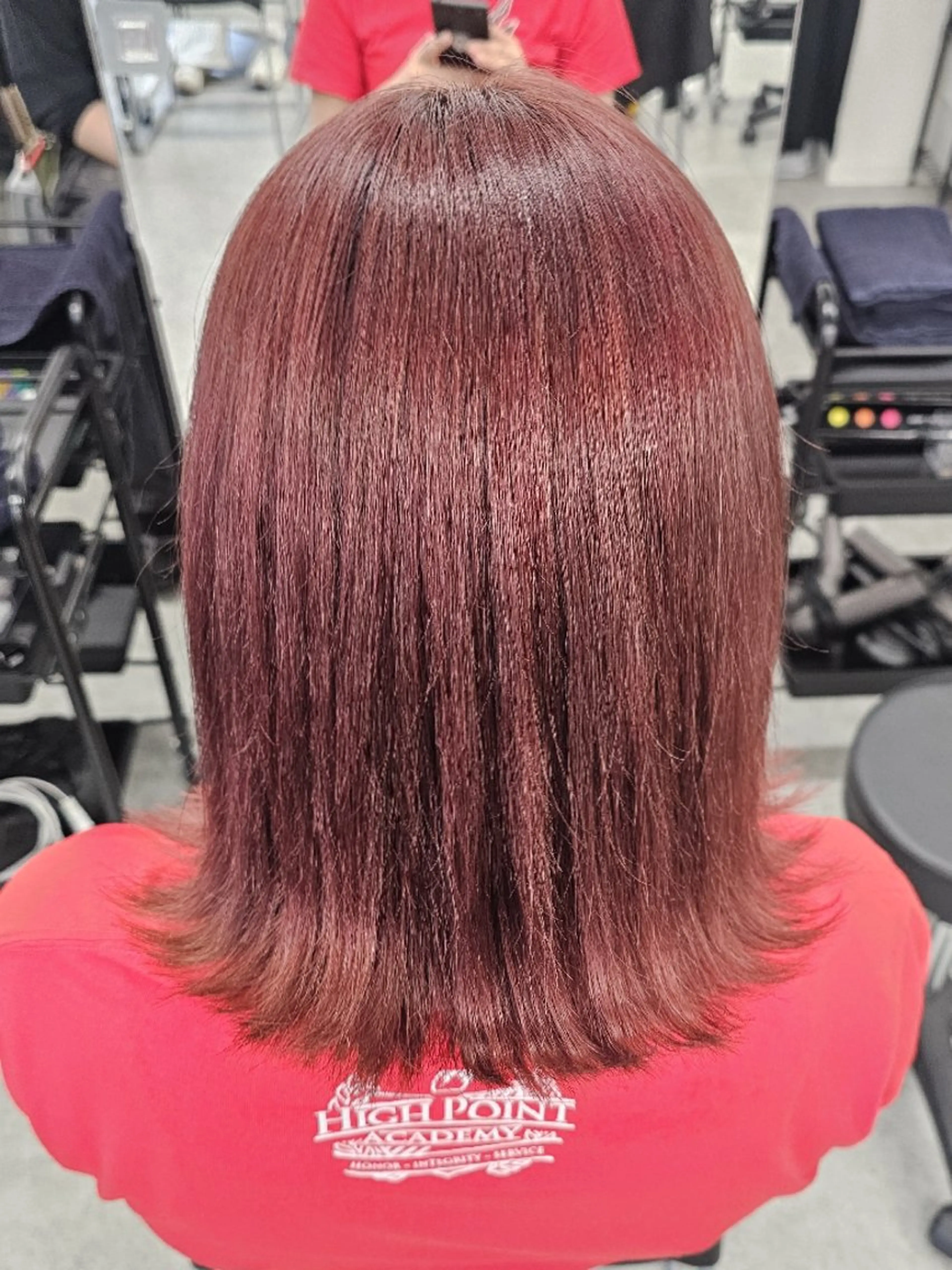 カラー ブリーチ ケアブリーチ 髪質改善 ヘアカラー トリートメント 🍒renka🍒 ボブ/ショート/暖色のヘアスタイル