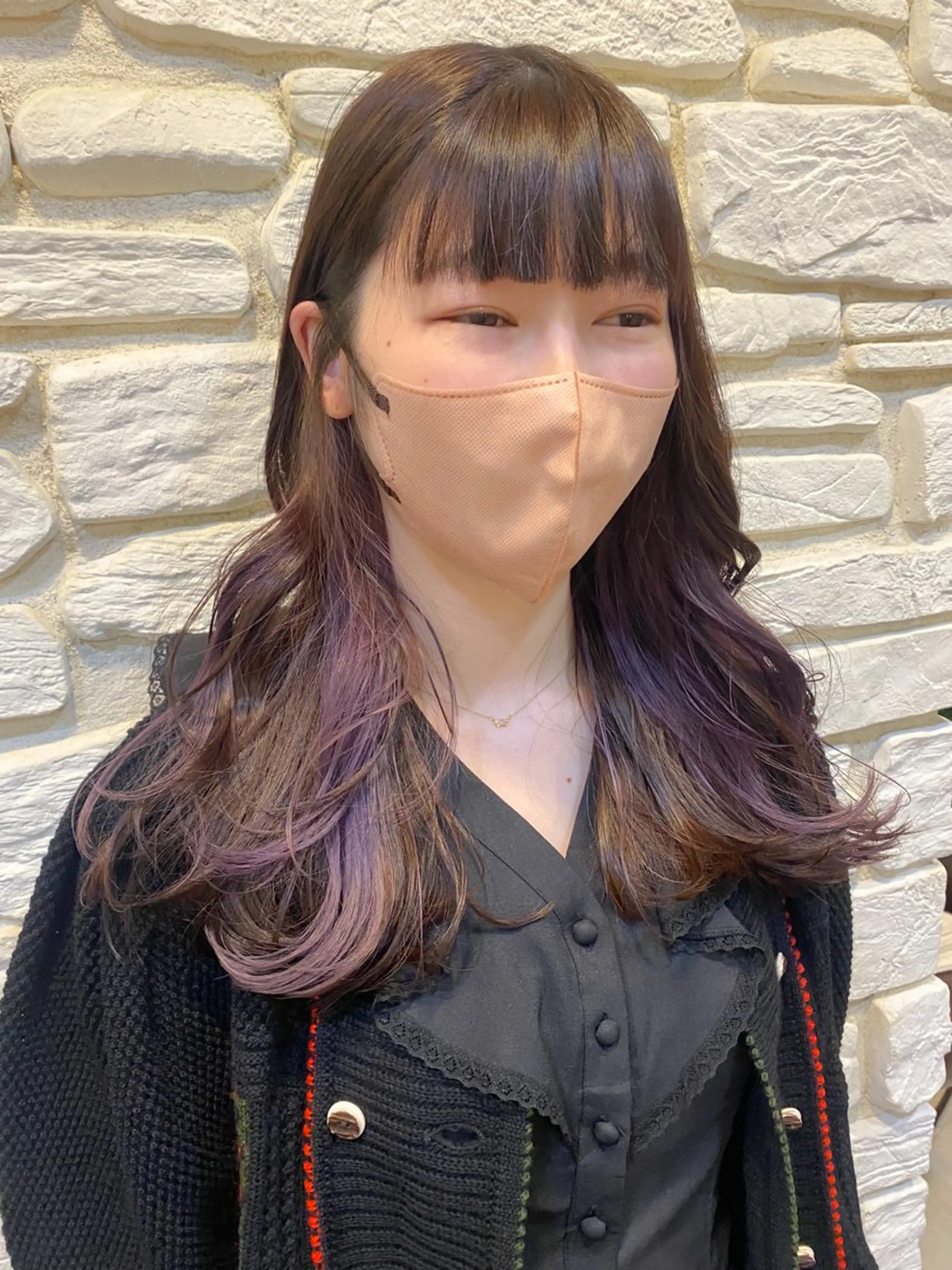 ロング カット ヘアカラー トリートメント maika /layer cutのヘアスタイル