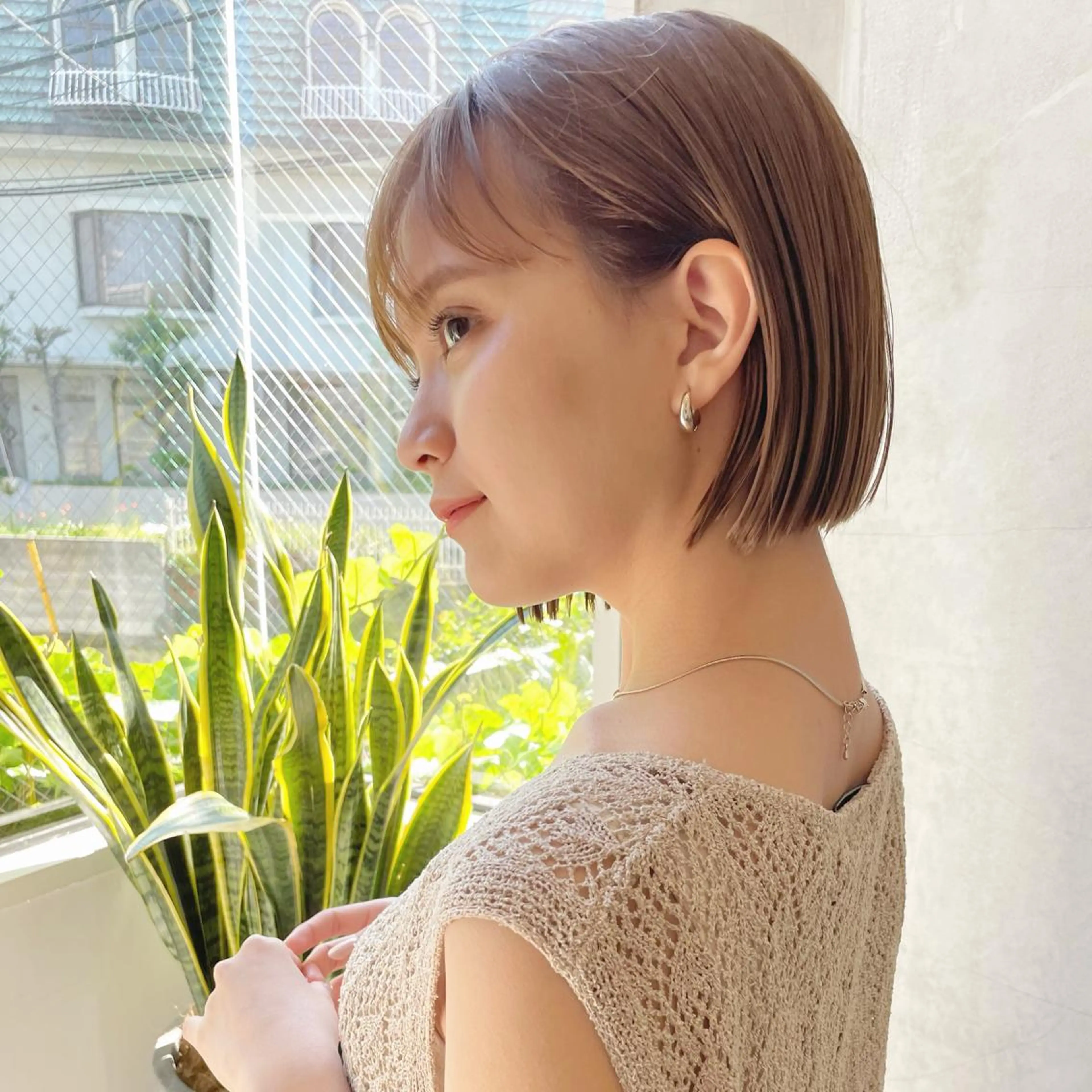 ショート カラー カット ヘアカラー トリートメント 🫧透明感ヘア🫧 🧸竹花　彩希🧸のヘアスタイル