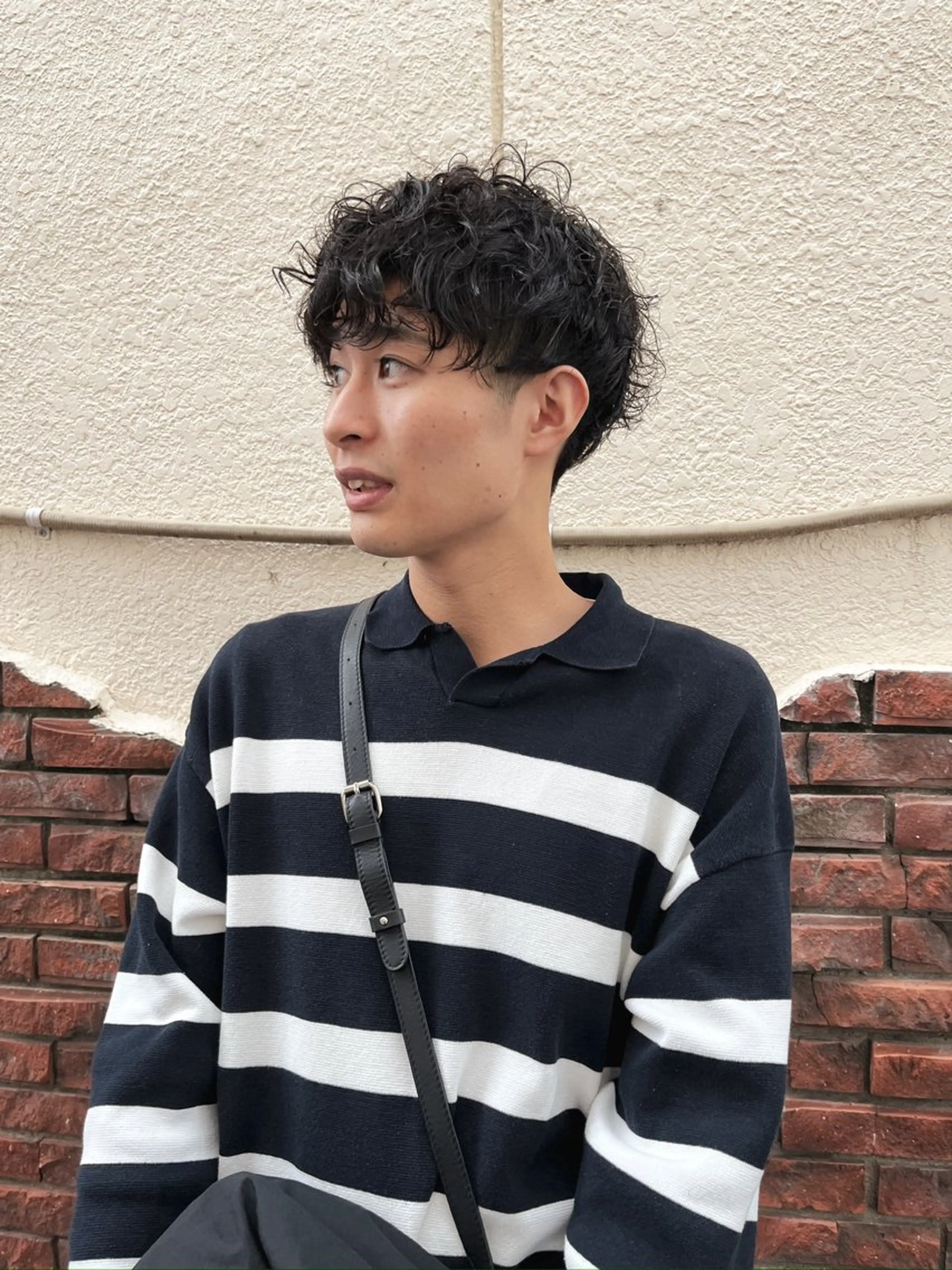 ショート パーマ メンズ メンズハイトーン/栄 /イトウタケルのヘアスタイル