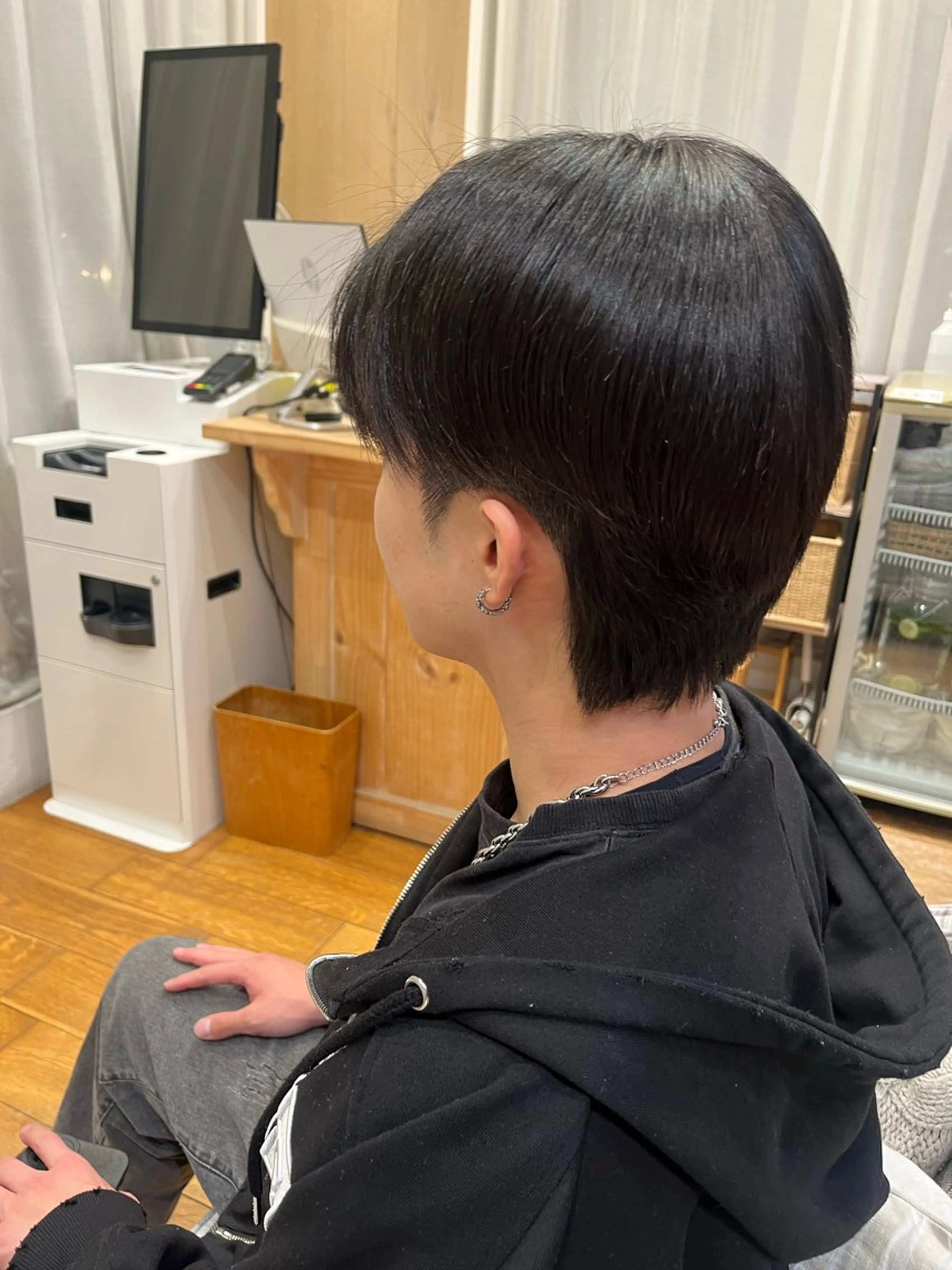 ショート メンズ 辻しおり／似合わせ カット/暖色カラー栄のヘアスタイル