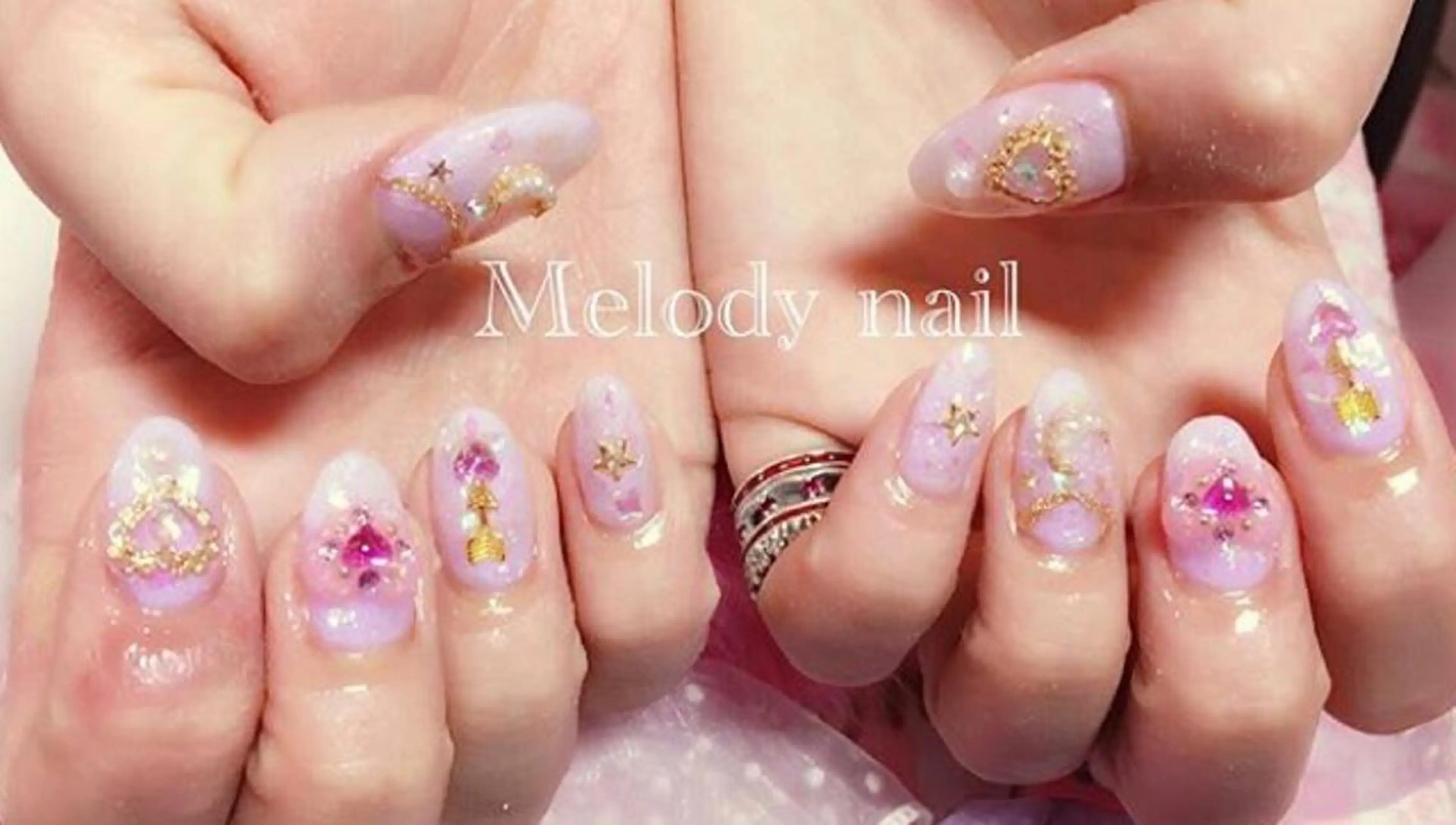 ネイル オーロラネイル スカルプネイル Melodynail所属・Melody nailのネイルデザイン