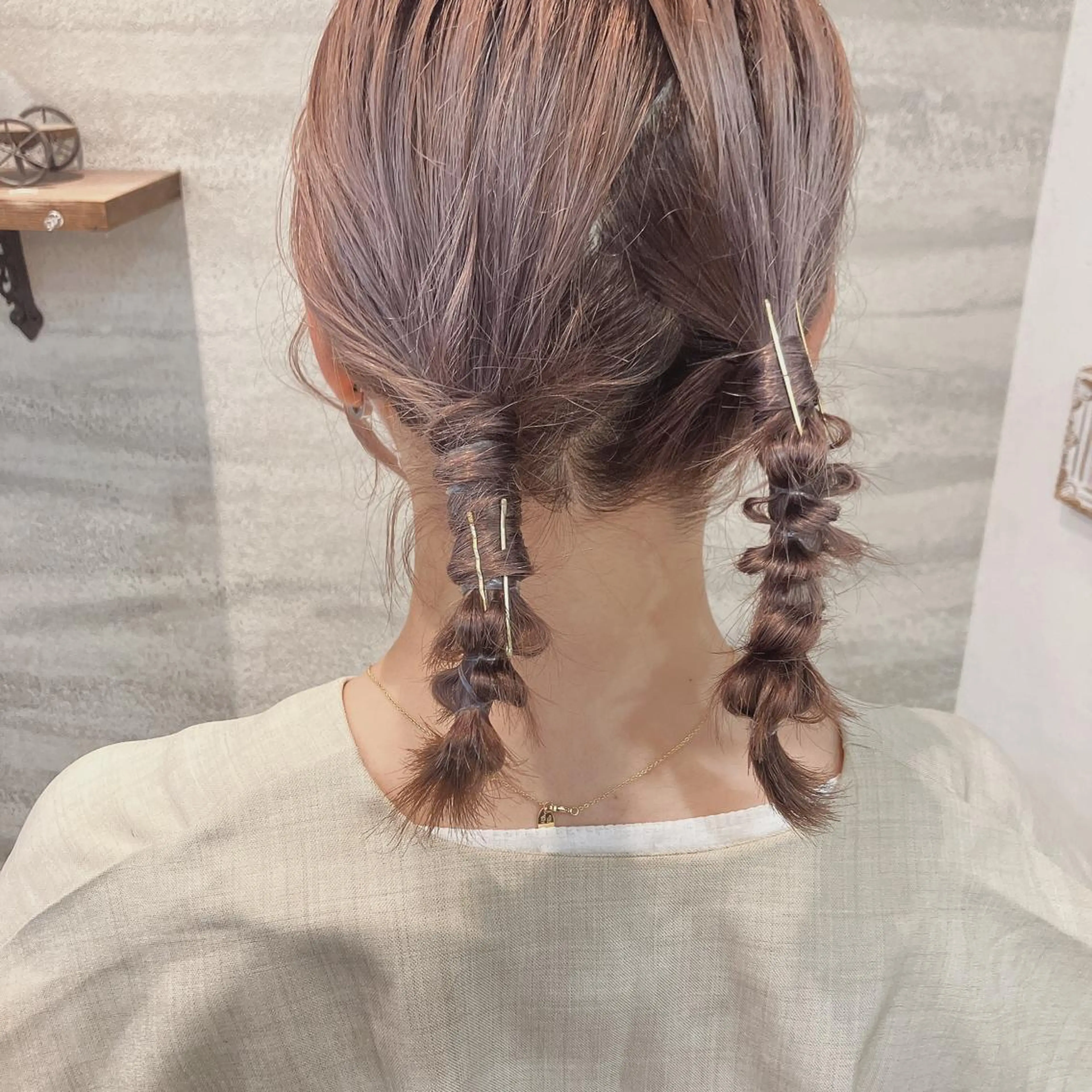 ヘアアレンジ ボブ えばら まい/attraのヘアスタイル