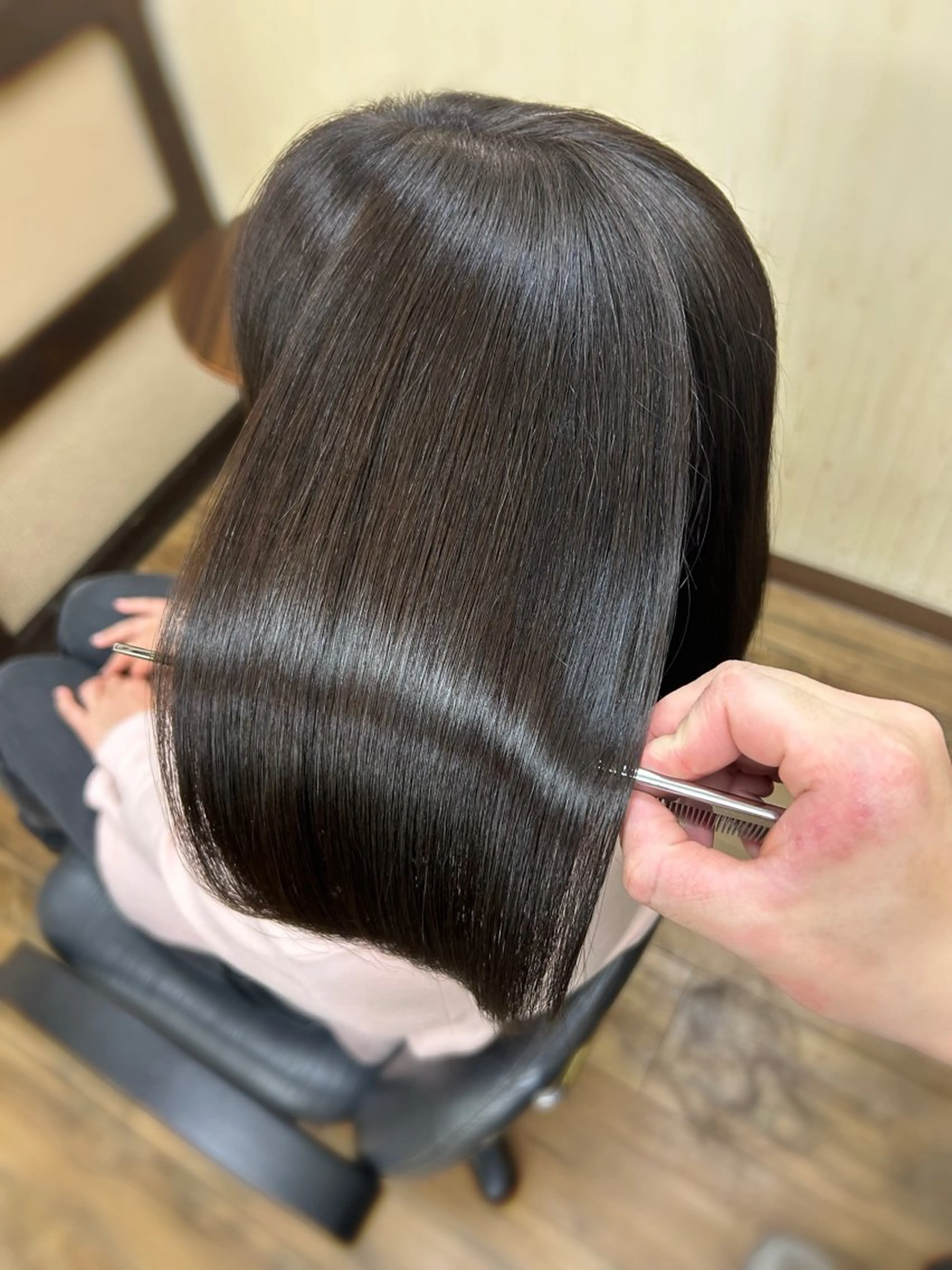 ロング 縮毛矯正 トリートメント みやたゆうき 縮毛矯正×髪質改善のヘアスタイル
