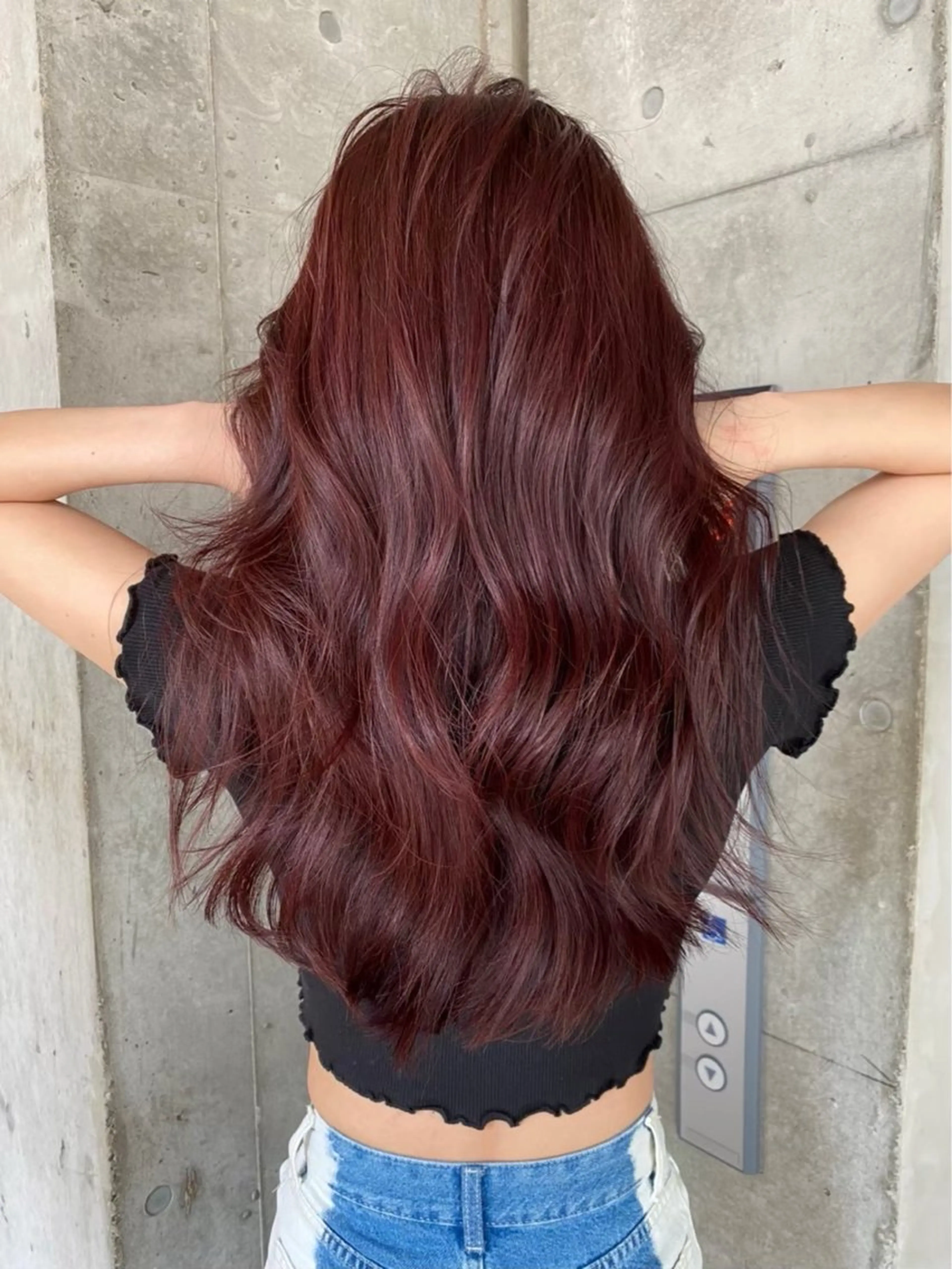 ロング カラー ヘアカラー トリートメント 💖カラー/ブリーチ 💖あつやのヘアスタイル