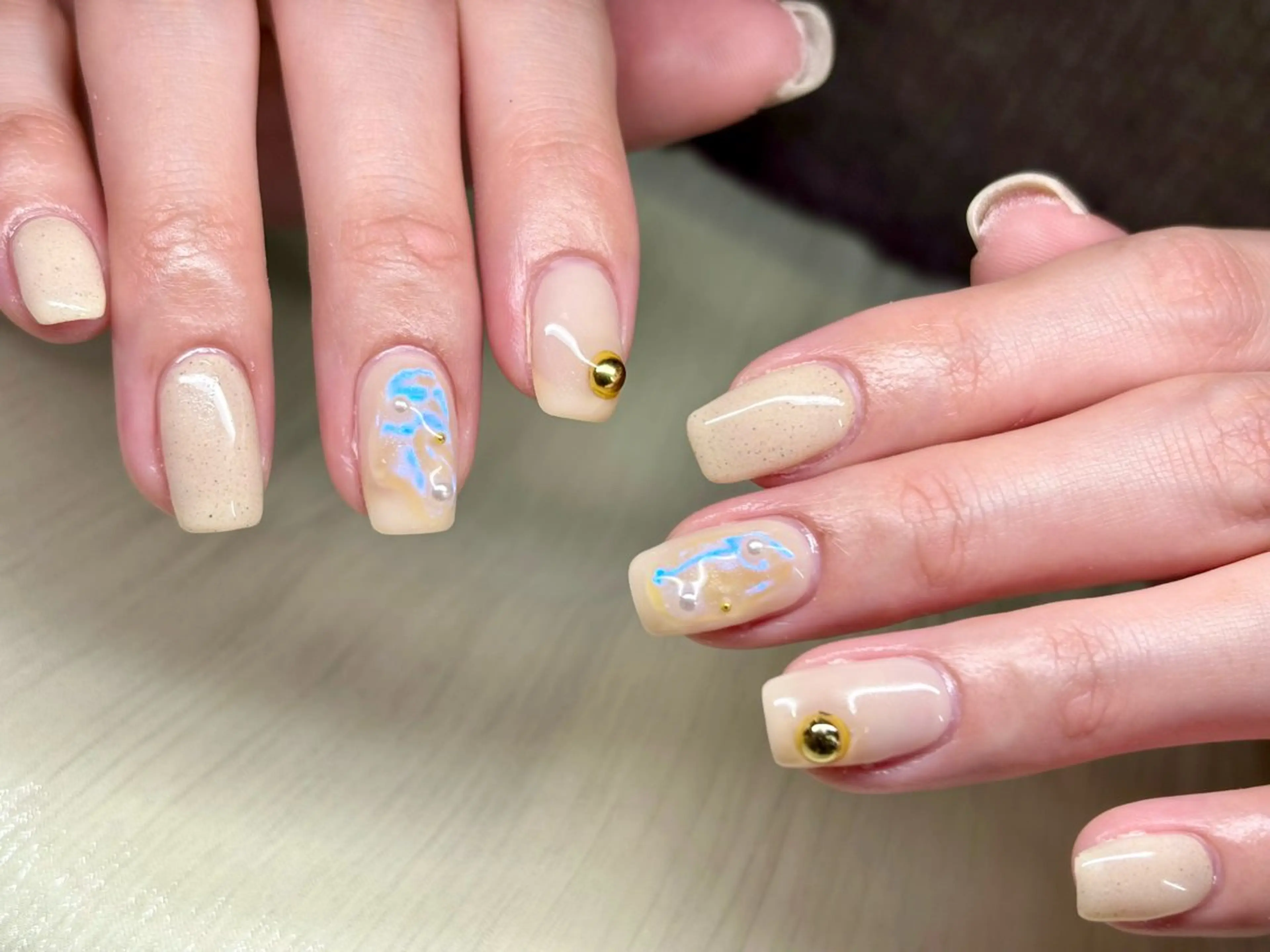 ネイル ニュアンスネイル シンプルネイル N.KIRARI hanaのネイルデザイン