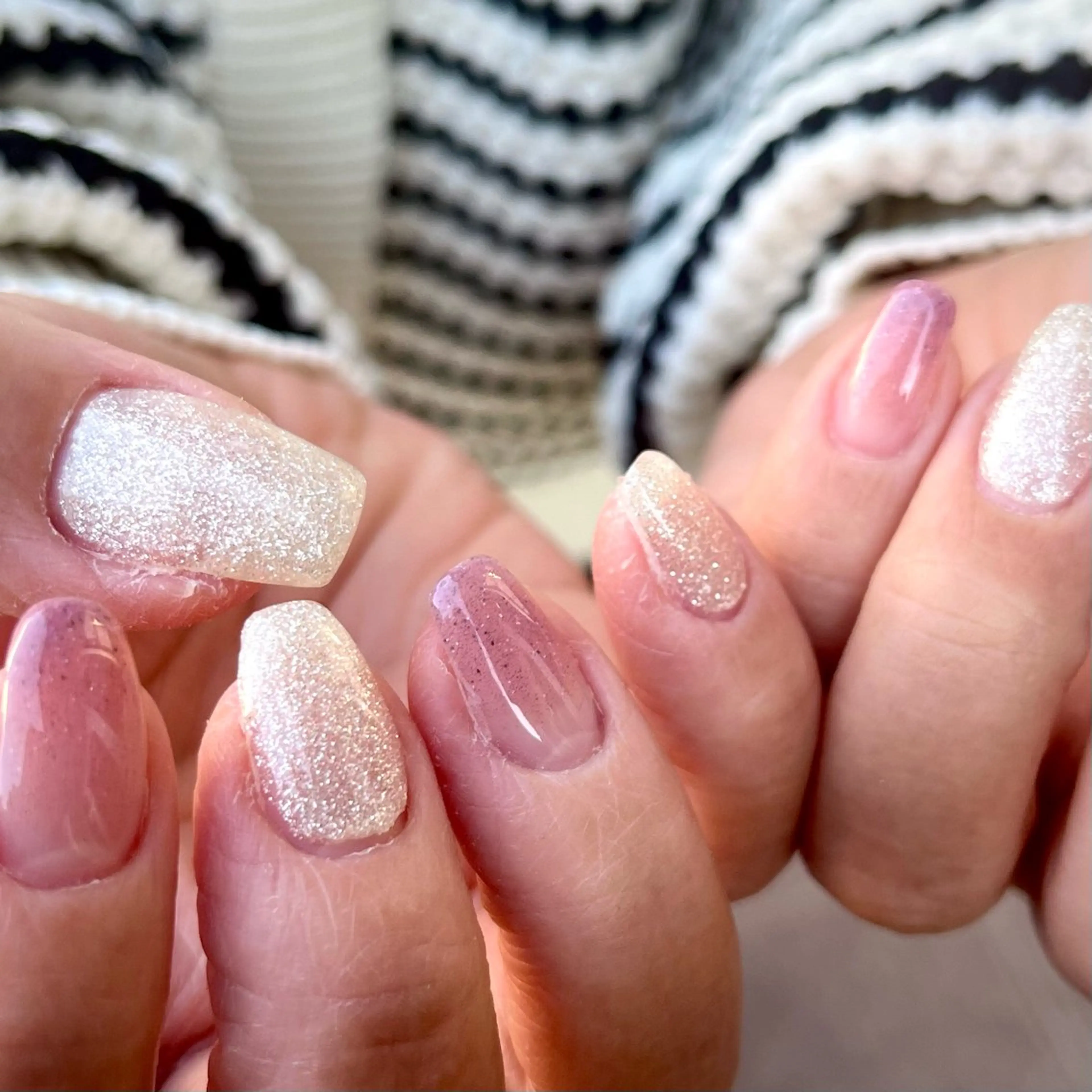ネイル グラデーション ラメ(グリッター) ハンドネイル kupu所属・ネイルサロン kupuのネイルデザイン