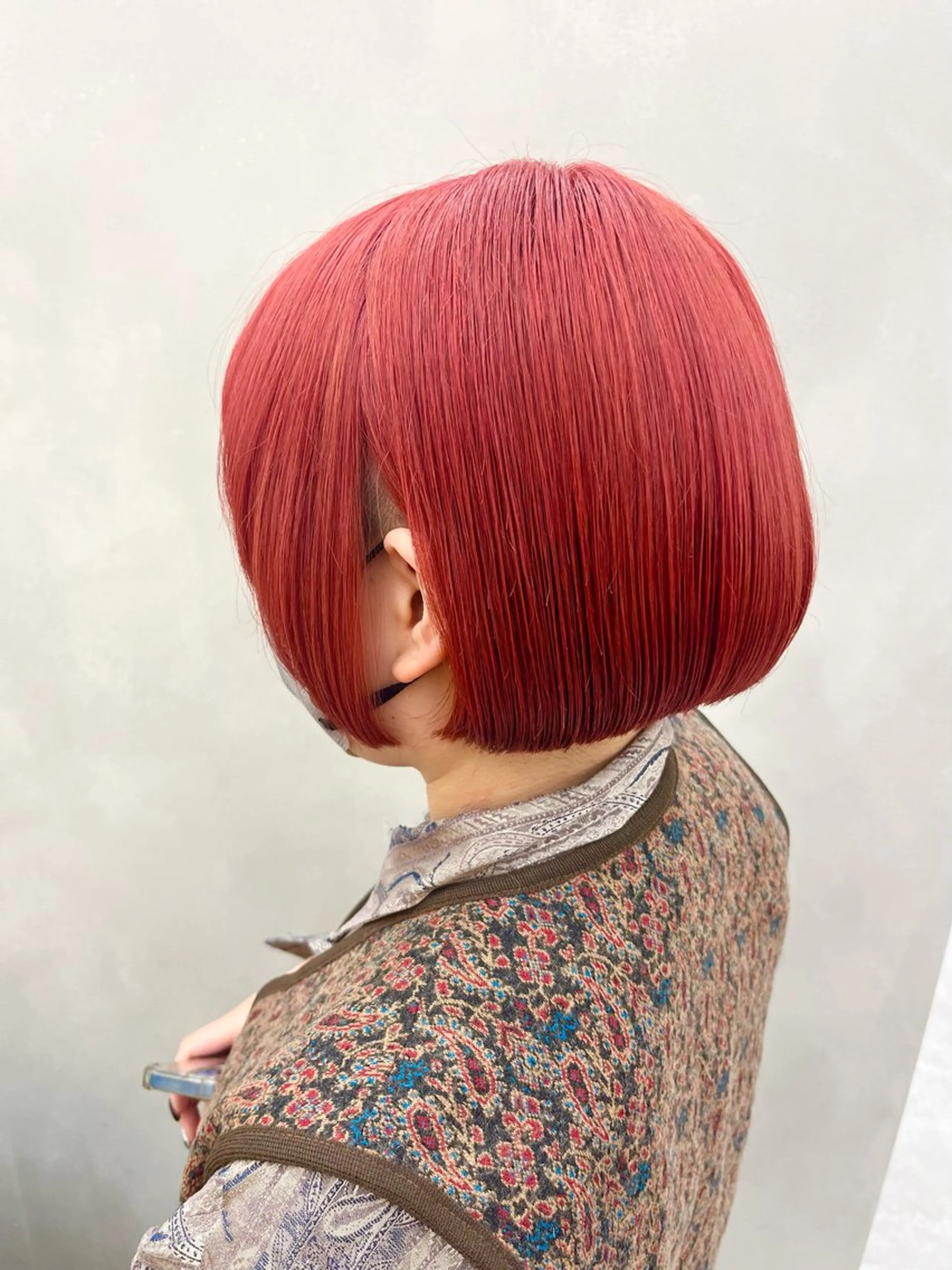 ショート カラー ヘアカラー トリートメント ヘアセット 🎀透明感ブリーチ カラー🎀ミズキのヘアスタイル