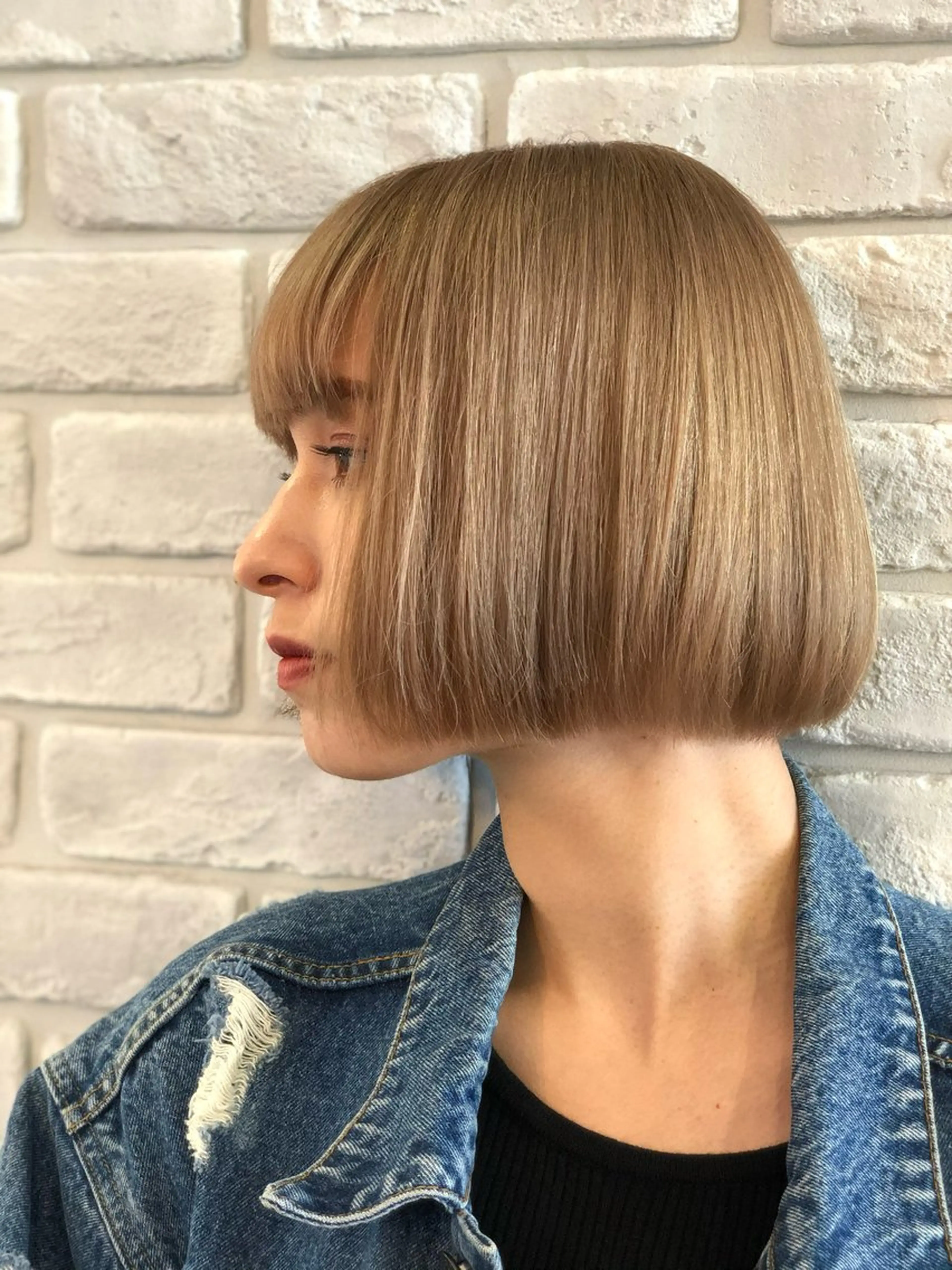 ショート カラー FENICE onthe beach所属・永井大樹✨ 透明感カラー✨のヘアスタイル