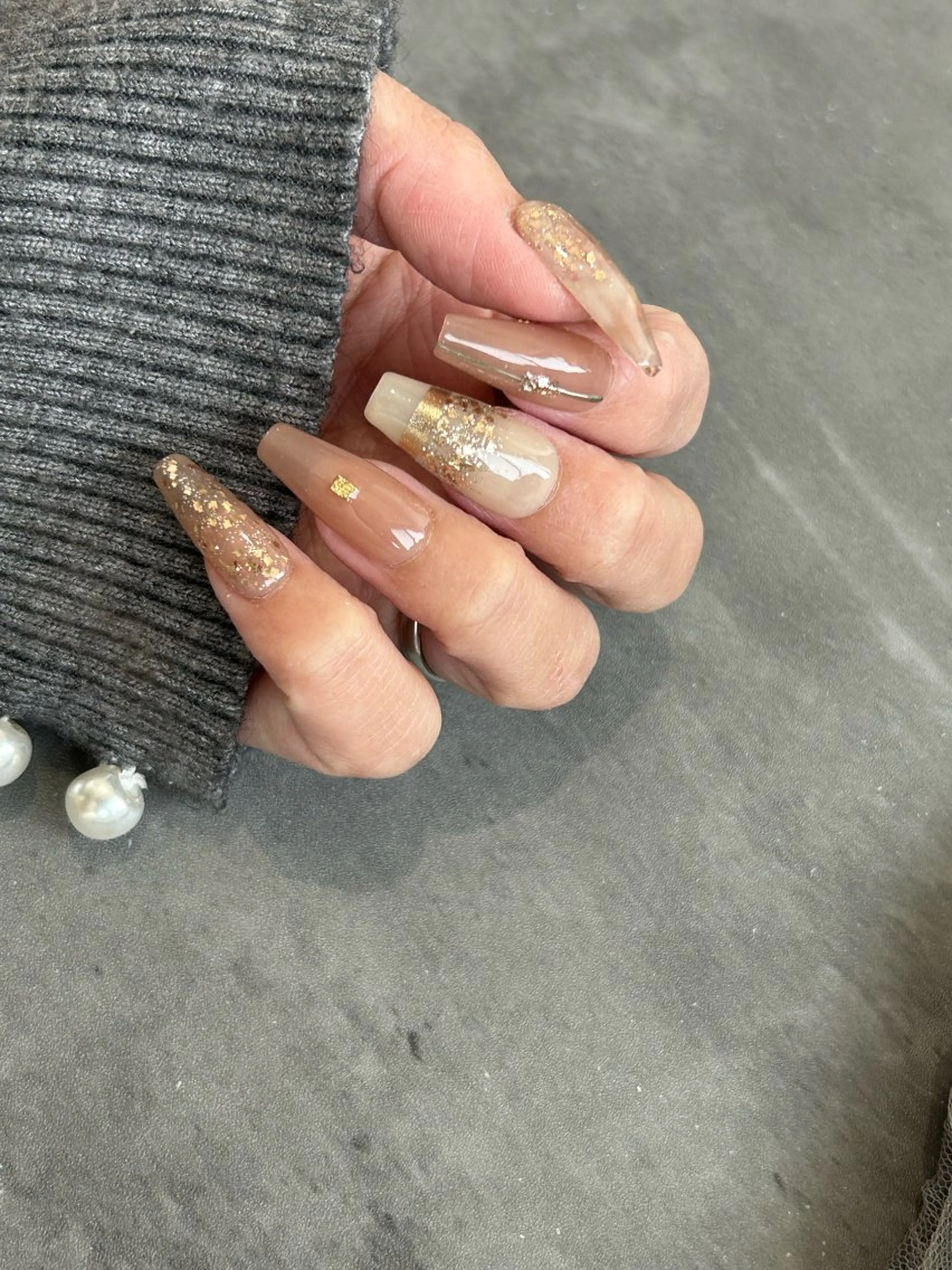 ネイル ニュアンスネイル 春ネイル Ray. byCharmeのネイルデザイン