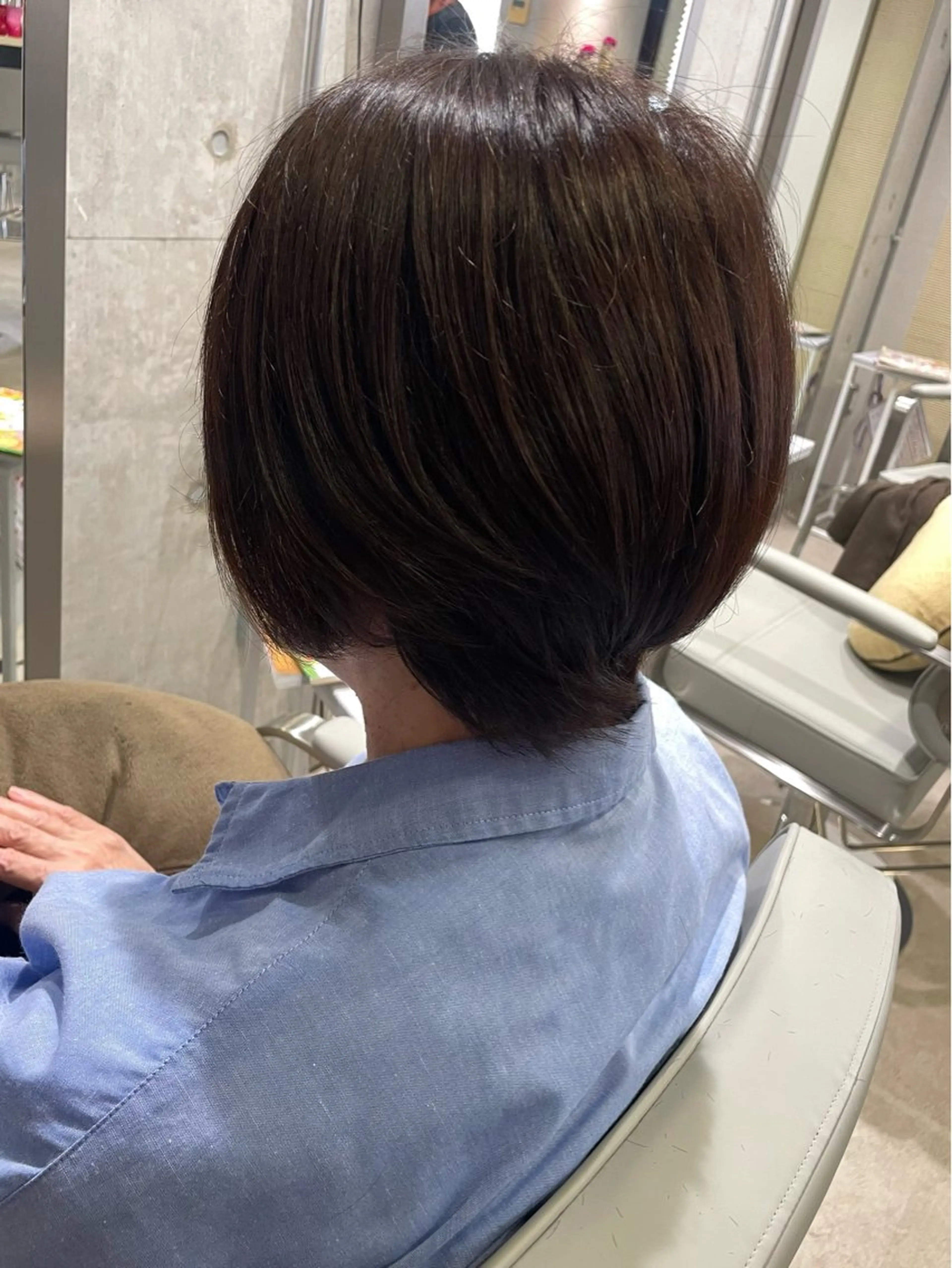 ショート ショートボブ ボブ ショートヘア カット トリートメント MASHIRO💎 透明感カラー/カットのヘアスタイル