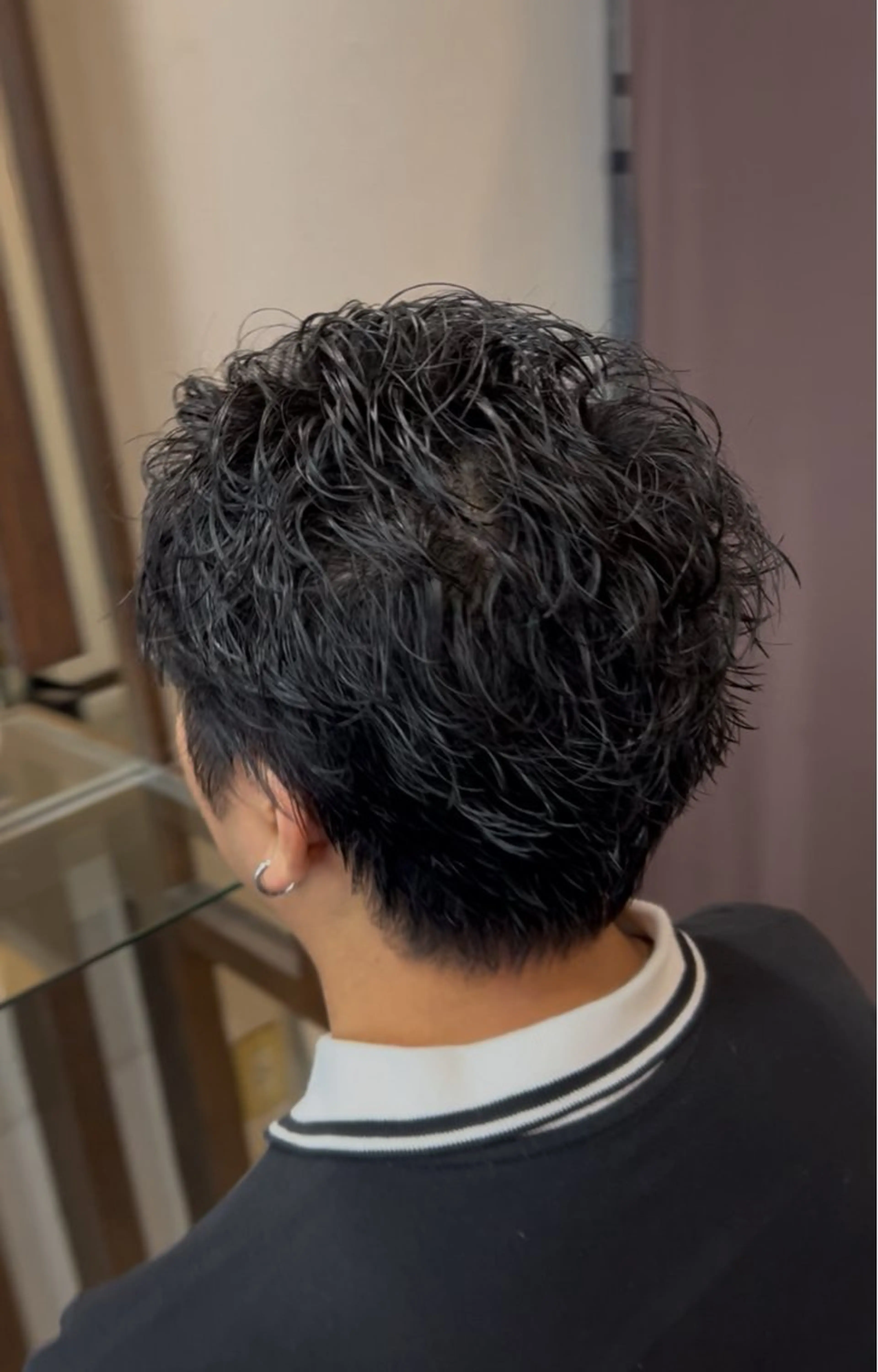 ショート メンズ カット パーマ メンズ特化／茅ヶ崎 ／りょうまのヘアスタイル