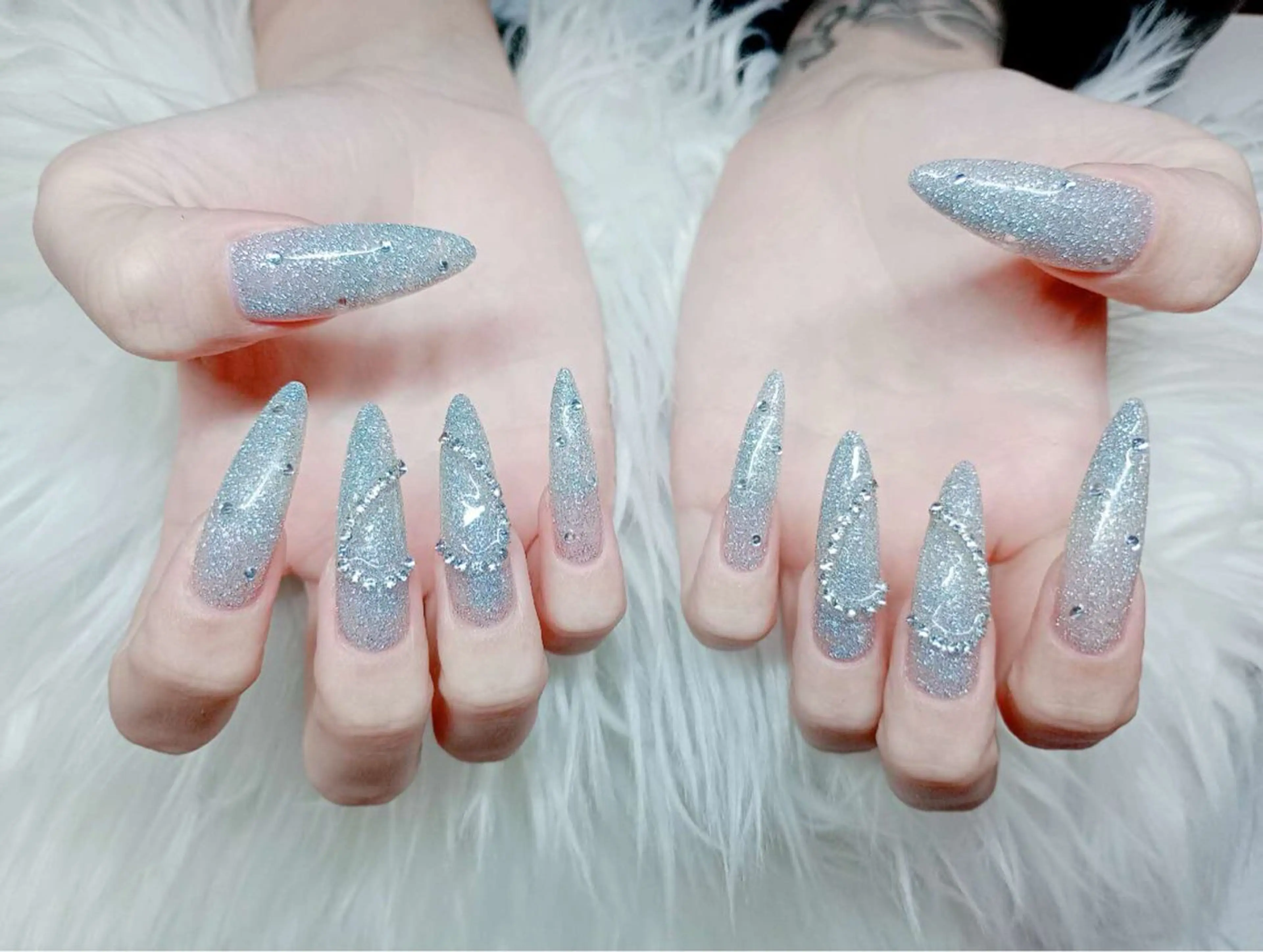 ネイル フットネイル フレンチネイル ジェルネイル ガラスフレンチ 韓国ネイル ハンドネイル ハンドケア The Nail & Eye Lashのその他イメージ