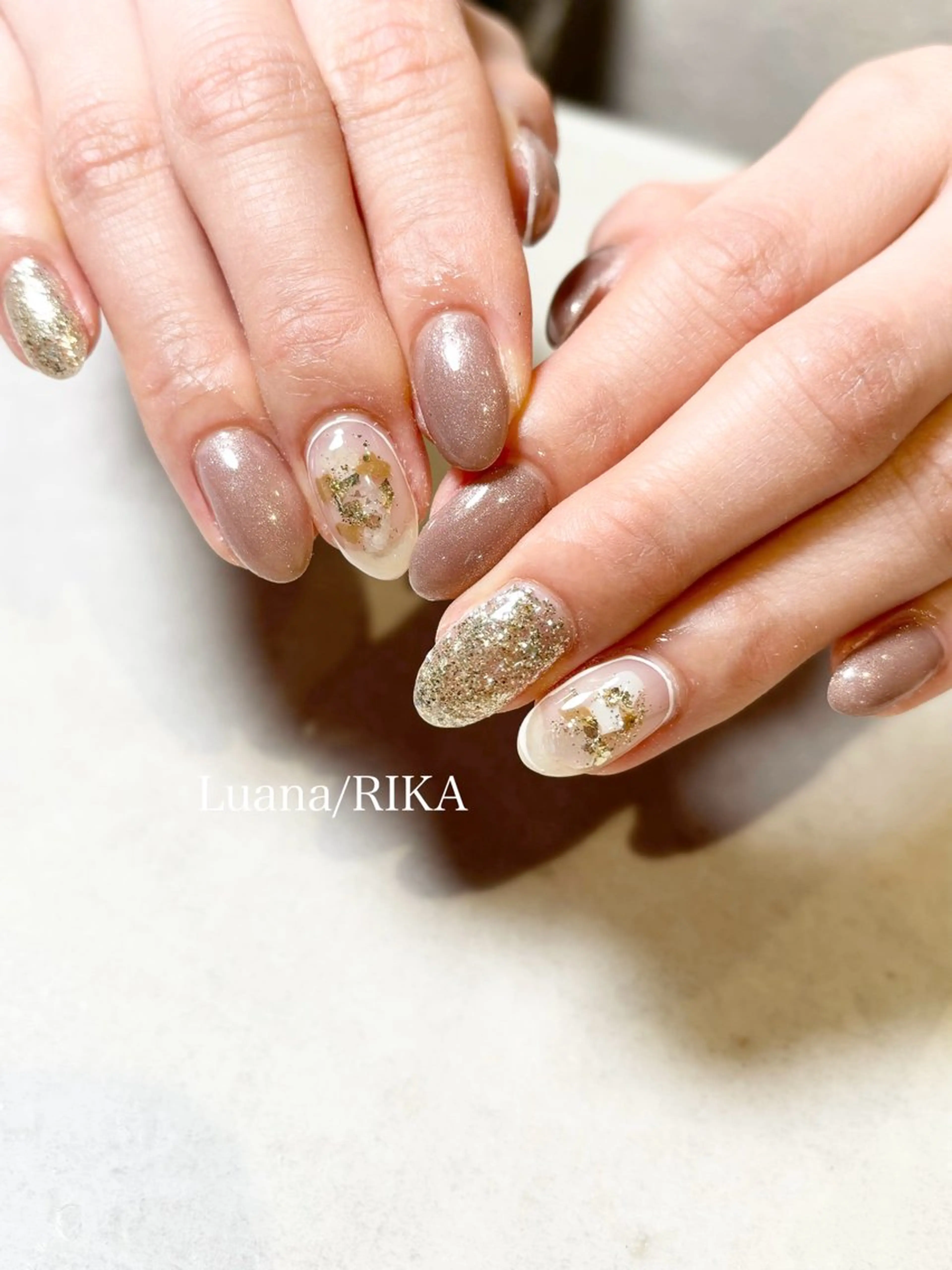ネイル ハンドネイル Nail Salon Luana Rikaのネイルデザイン