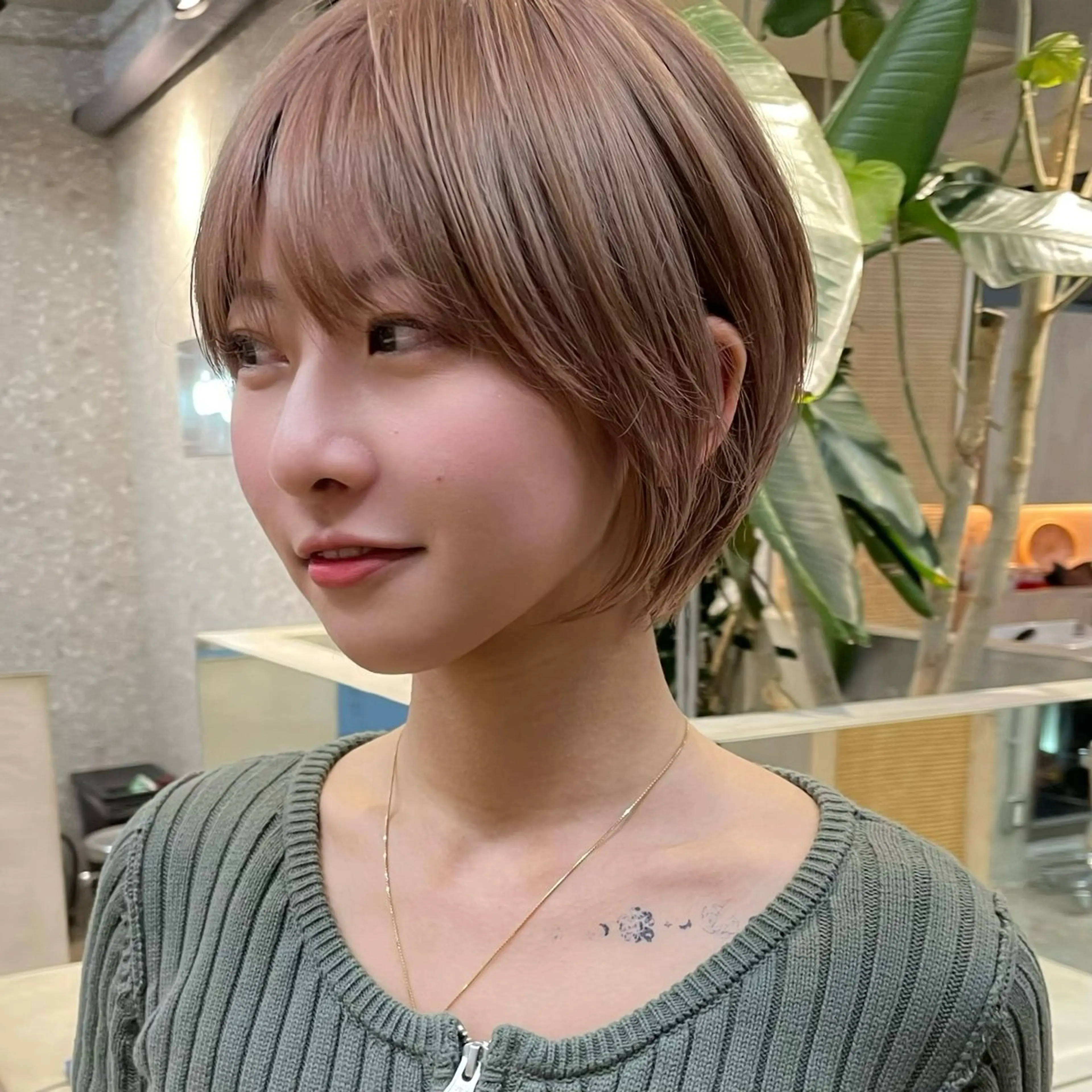 ショート ショートヘア ミルクティーベージュ 🩰🤎miharuのヘアスタイル