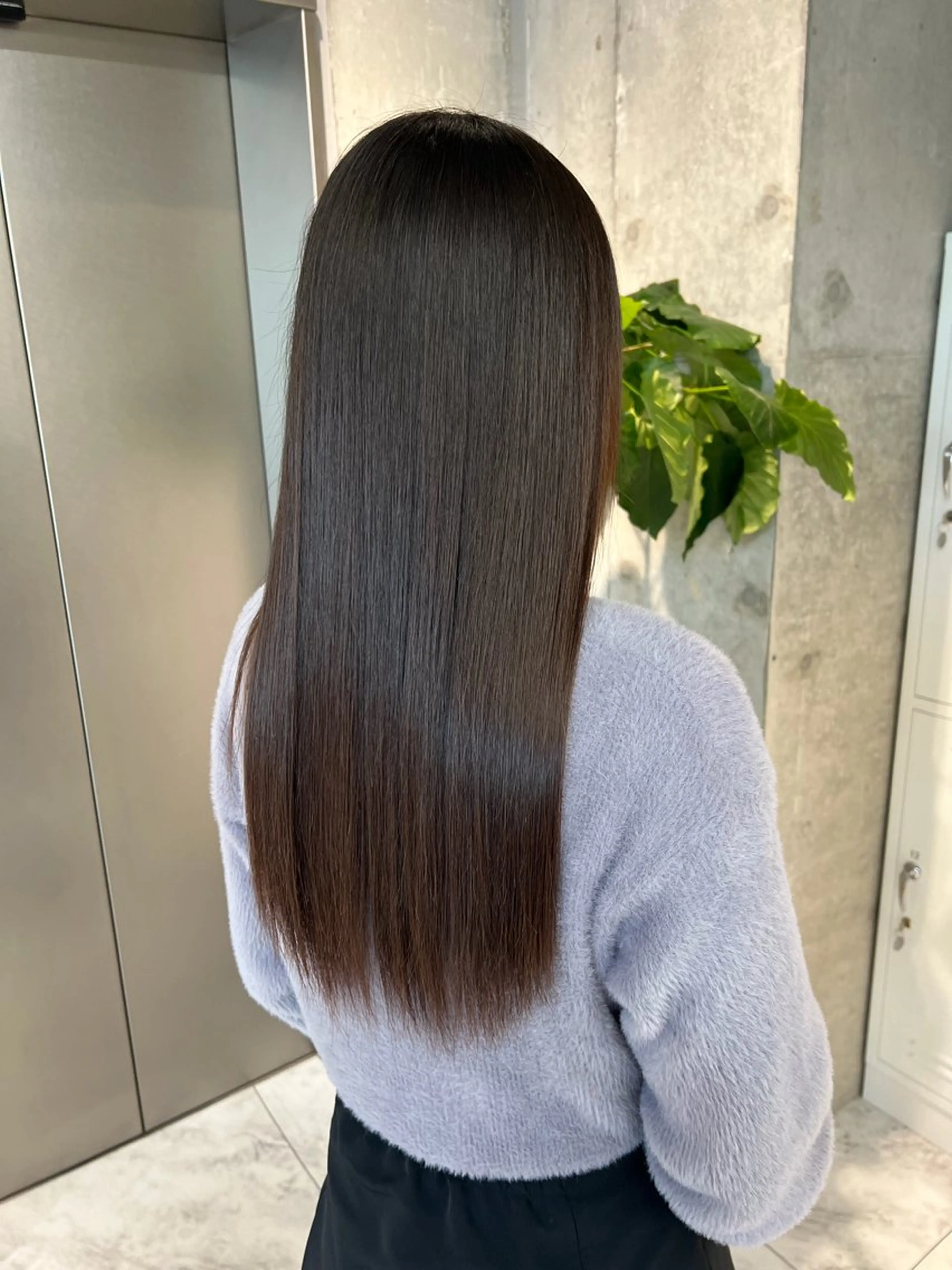 ロング カット ヘアカラー トリートメント 髪質改善 ☘️松井　傑のヘアスタイル