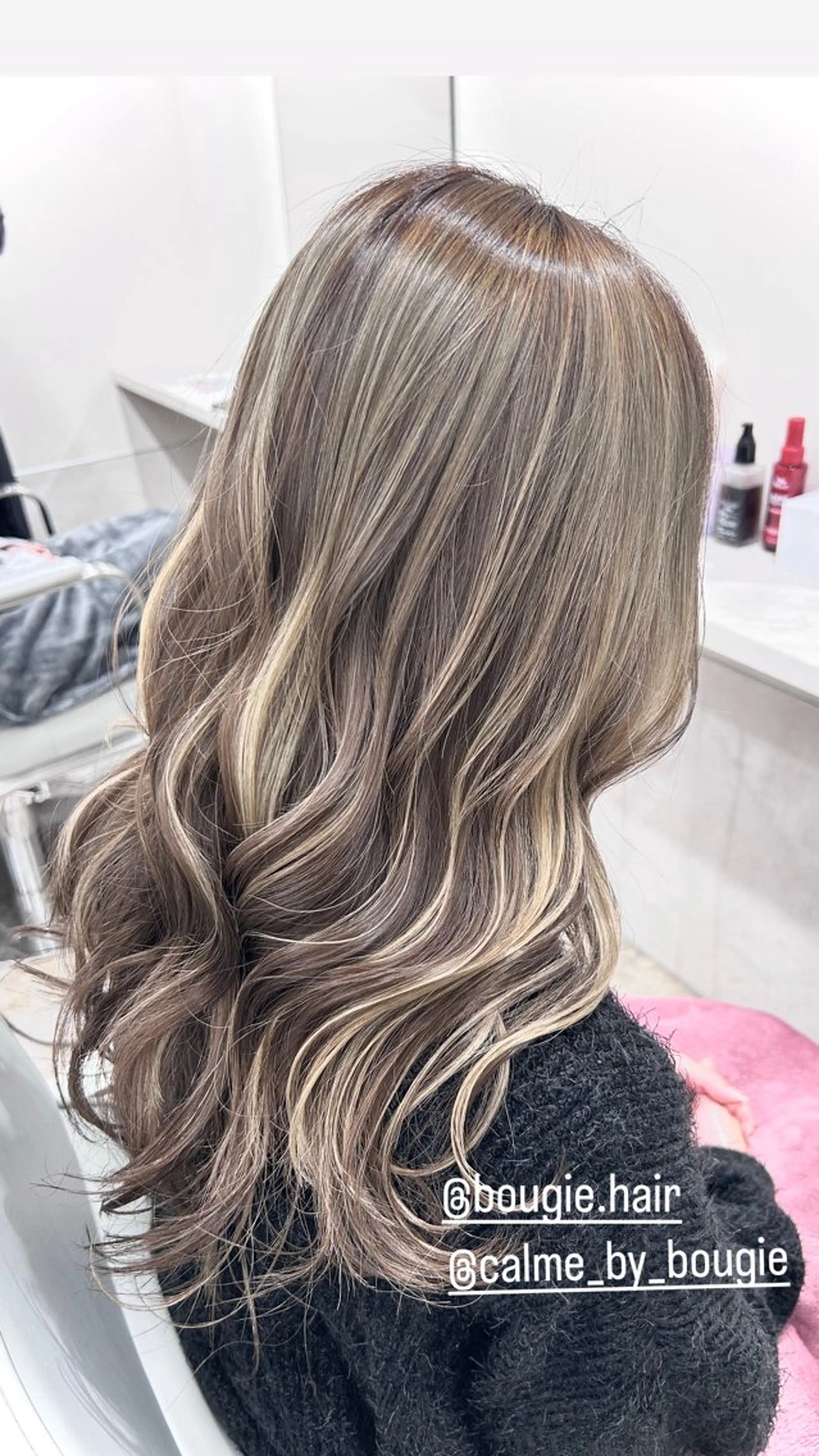 ロング ena 縮毛矯正×髪質改善のヘアスタイル