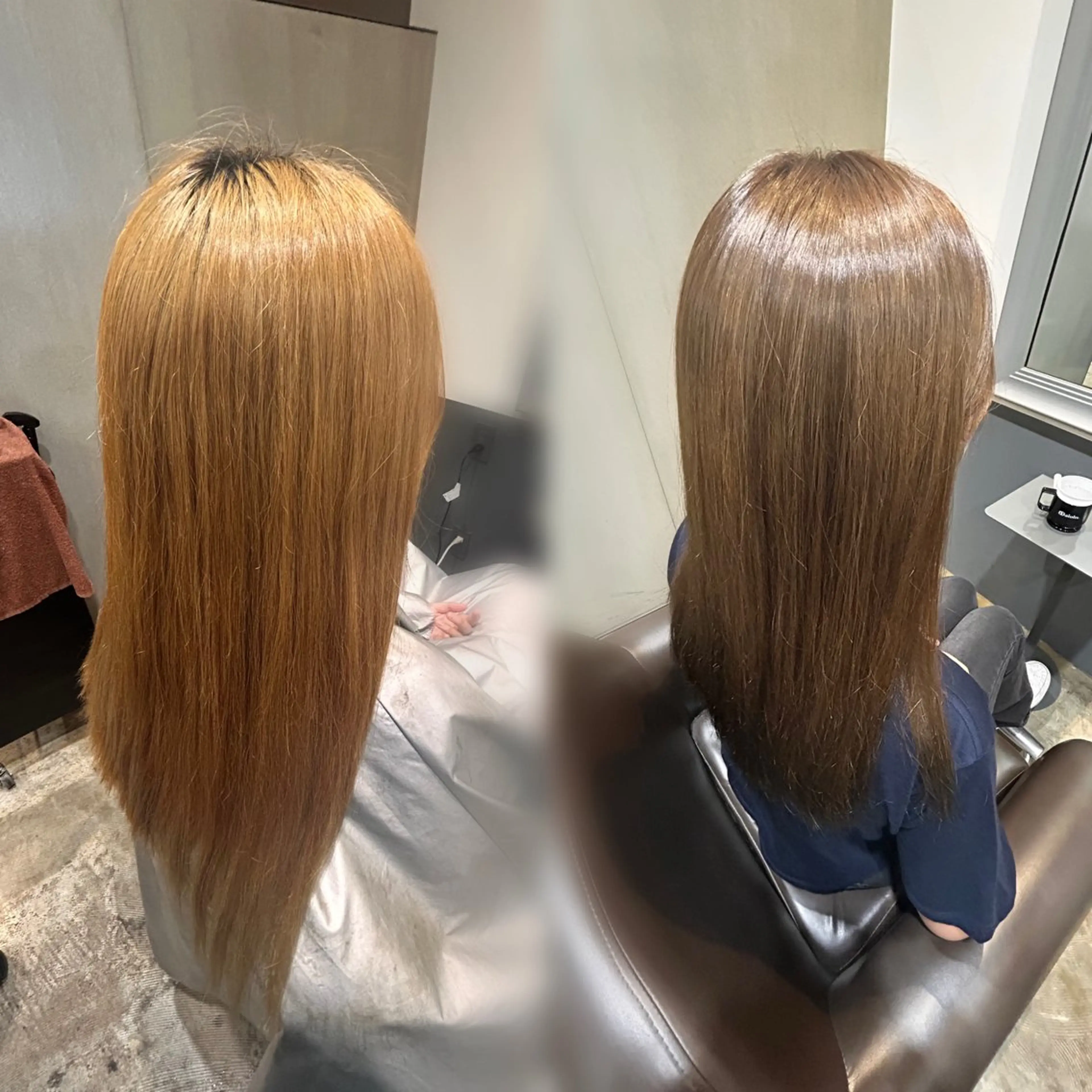 イルミナorアディクシーカラー+グローバルミルボン2stepトリートメント ⚠️現金のみの写真