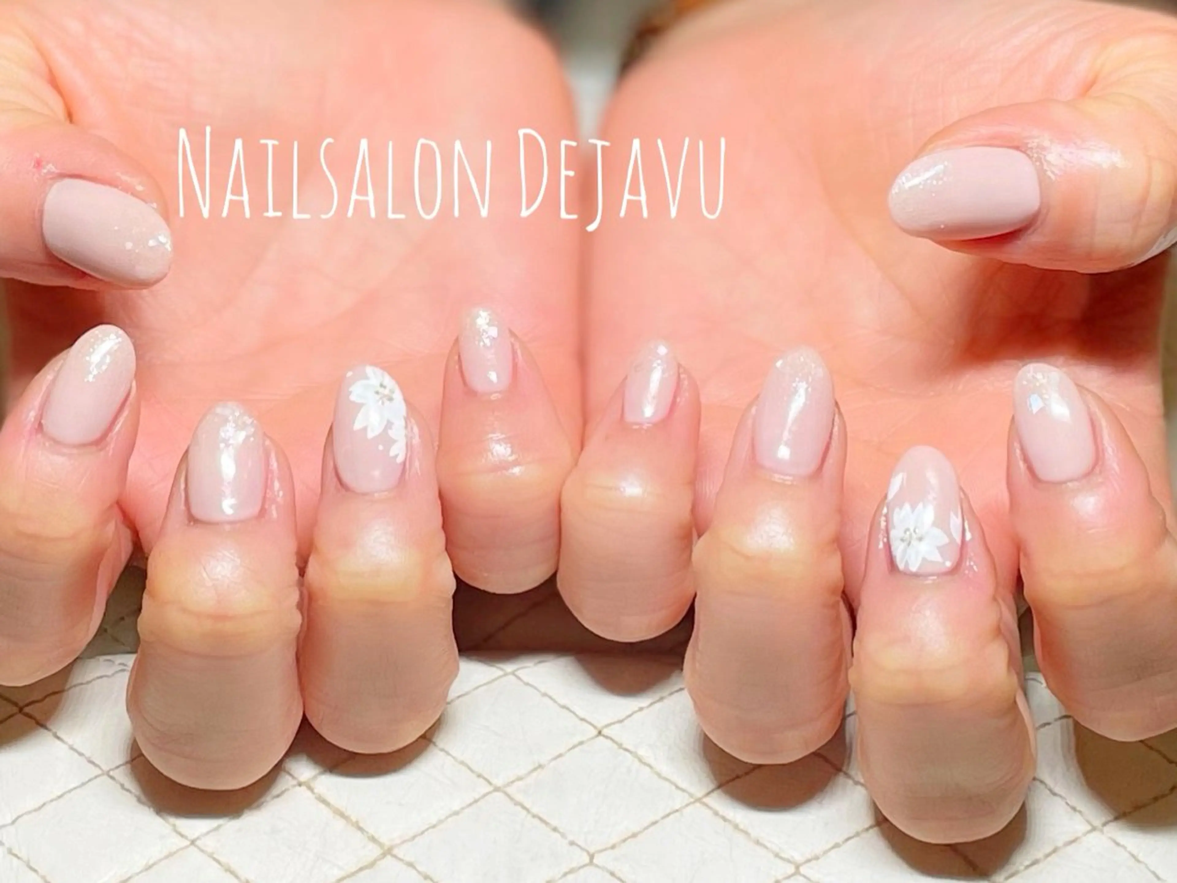 ネイル 桜ネイル 持ち込み ハンドネイル Dejavu所属・Nail salon Dejavu 🌿のネイルデザイン
