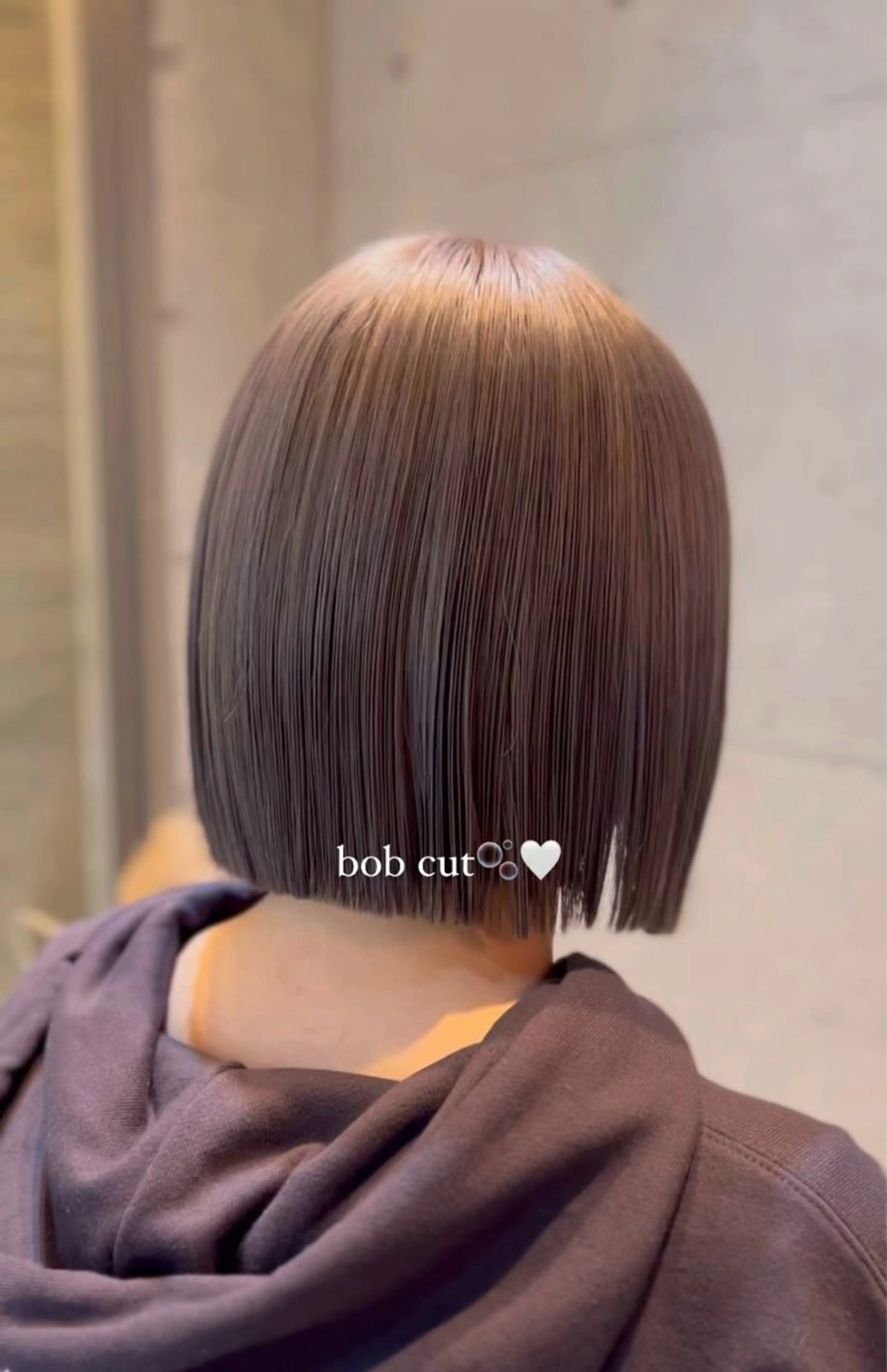 ショート ボブ ヘアカラー レイヤーカット /神野楓のヘアスタイル