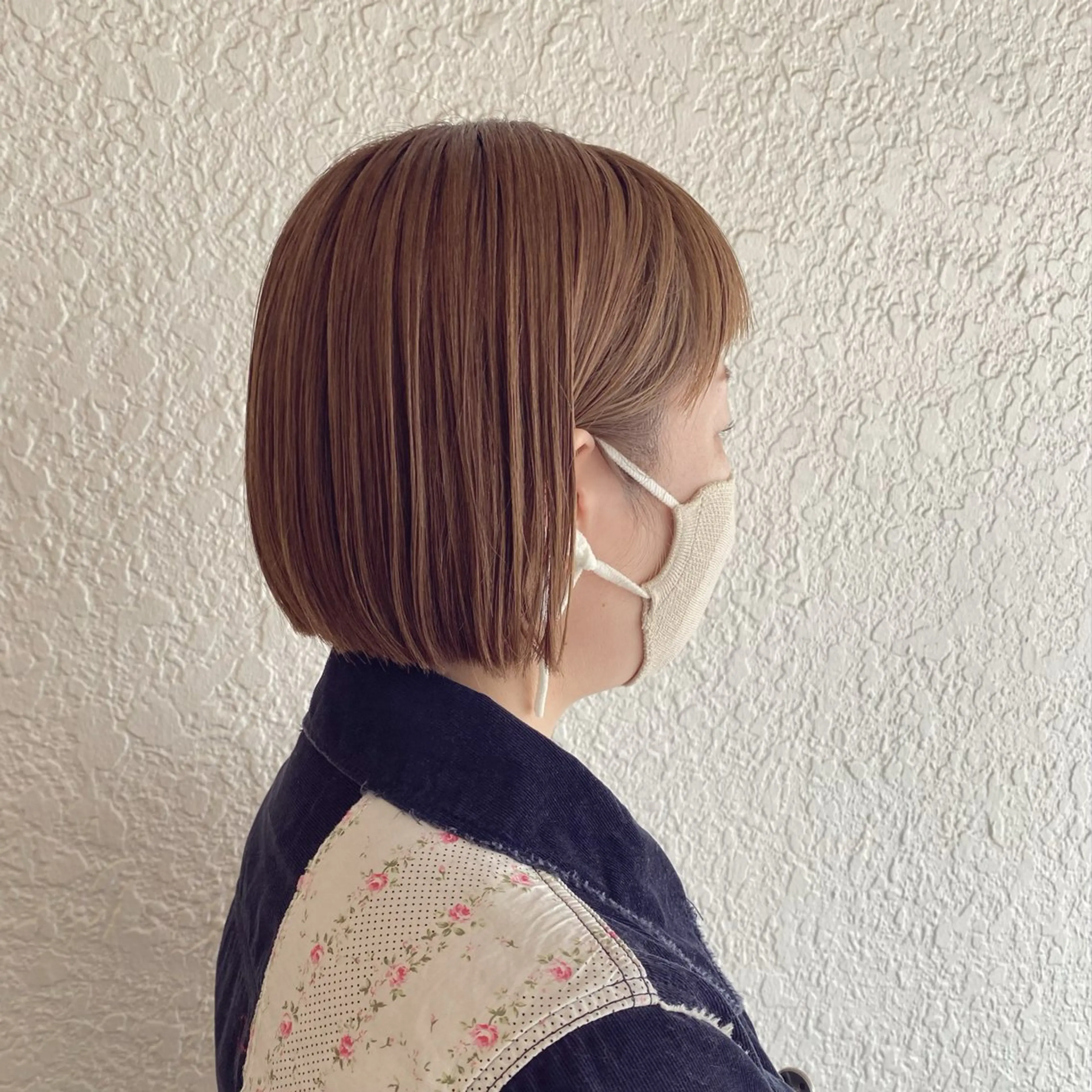 ミディアム カラー ベージュカラー 透明感カラー ボブ suu所属・マンツーマン施術✂︎ machikaのヘアスタイル