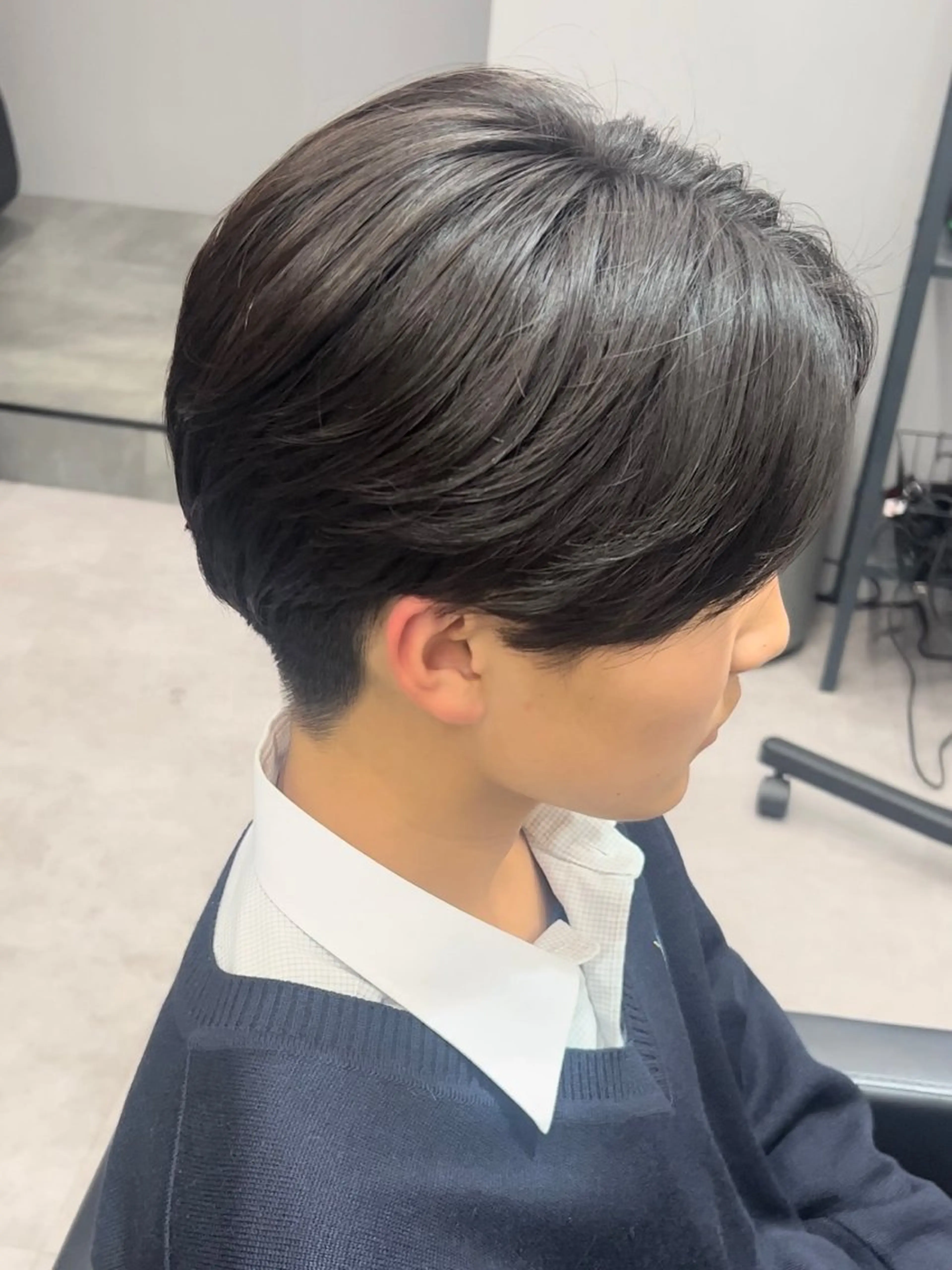 パーマ メンズ 曲がる縮毛矯正 LIBER 　岩名のヘアスタイル