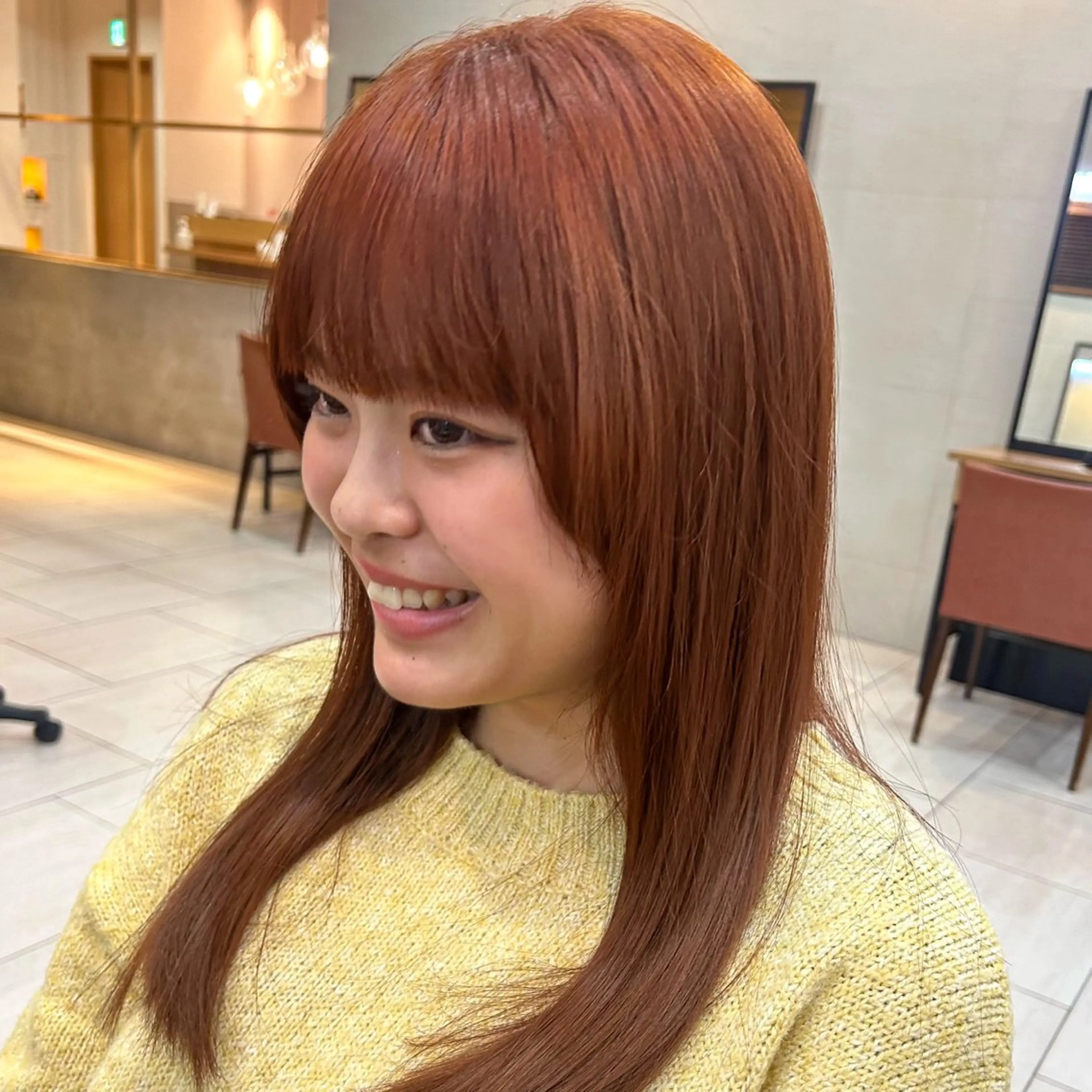 ロング カラー ブリーチ ダブルカラー ブリーチなしカラー ヘアカラー ベージュ🧸/ボブ ダブルカラー/このかのヘアスタイル
