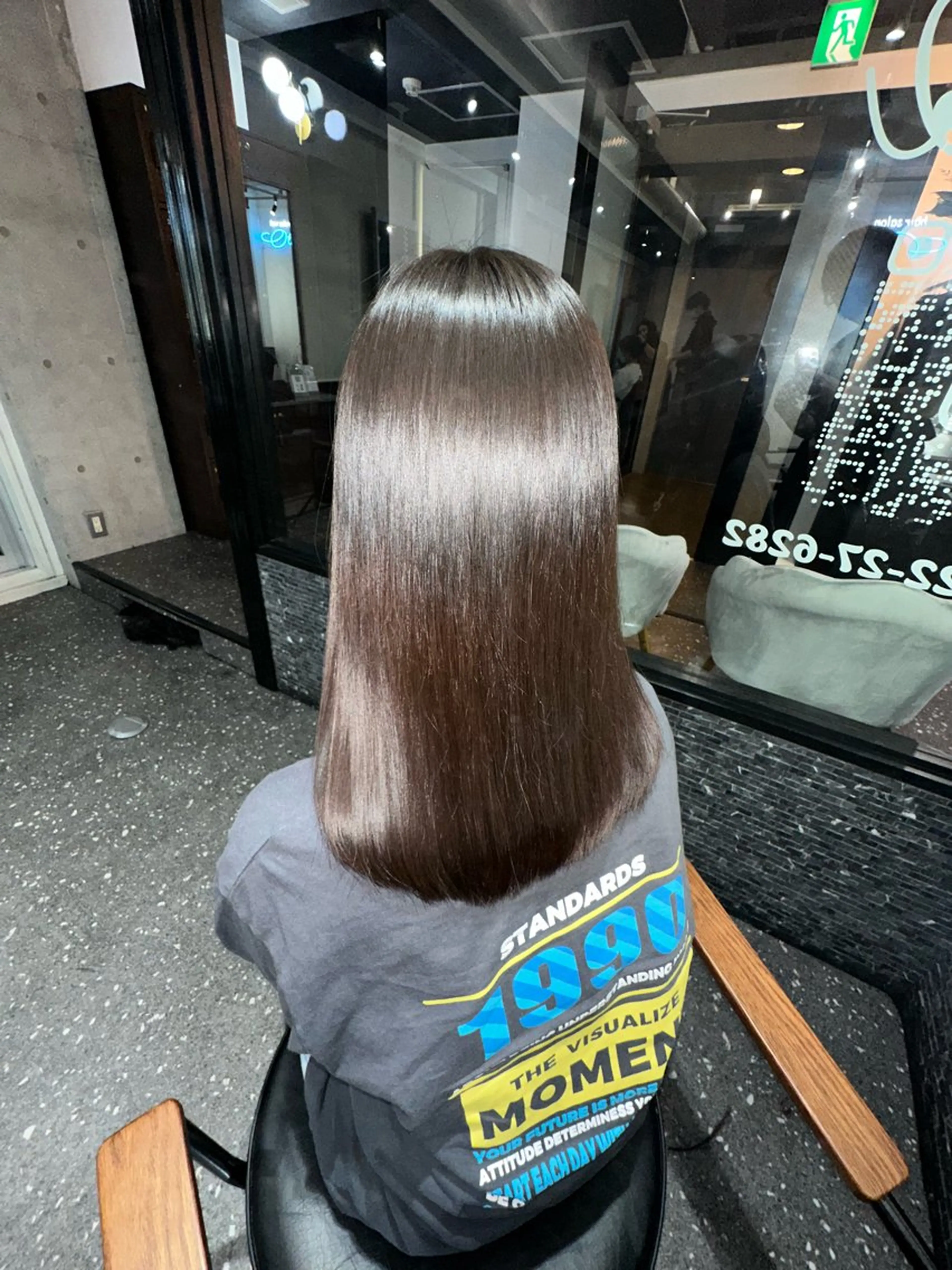 ロング パーマ カット 縮毛矯正 トリートメント 髪質改善⭐️縮毛矯正 吉祥寺⭐️Rinaのヘアスタイル